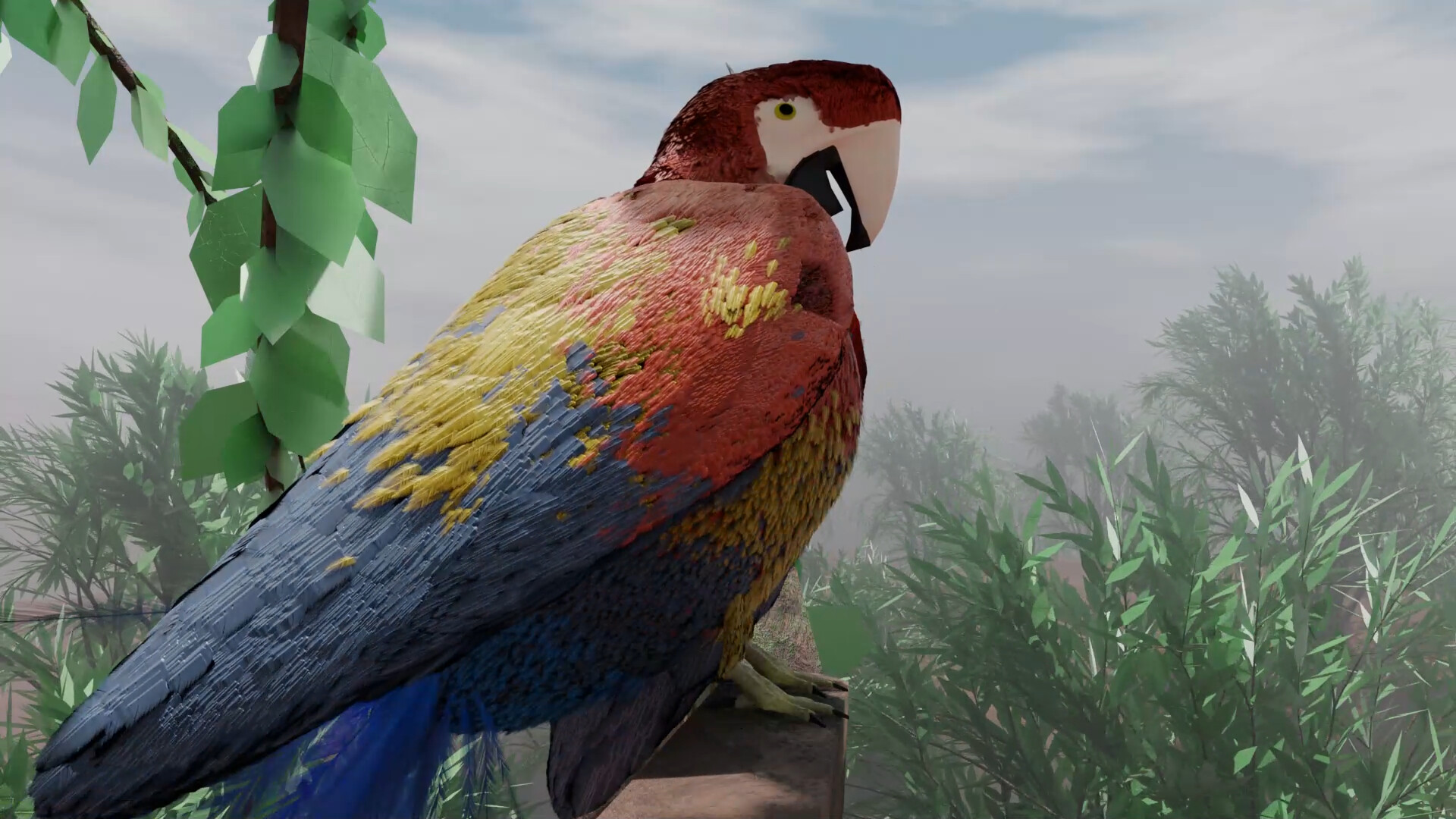 ArtStation - Macaw