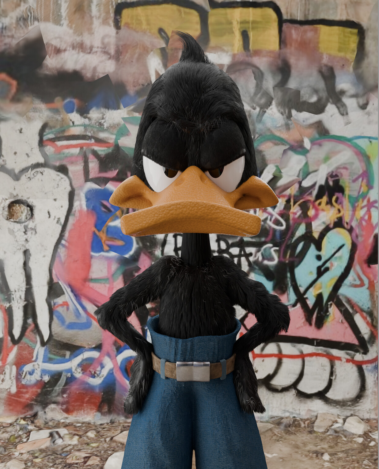 ArtStation - Daffy Duck 3d