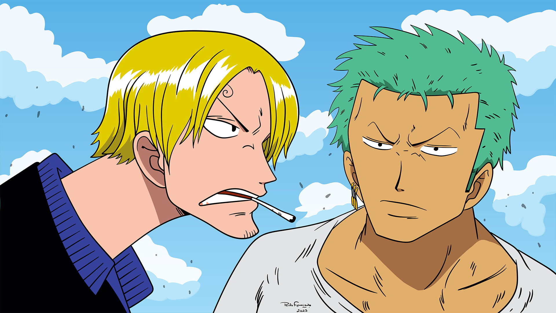 ArtStation - Sanji & Roronoa Zoro