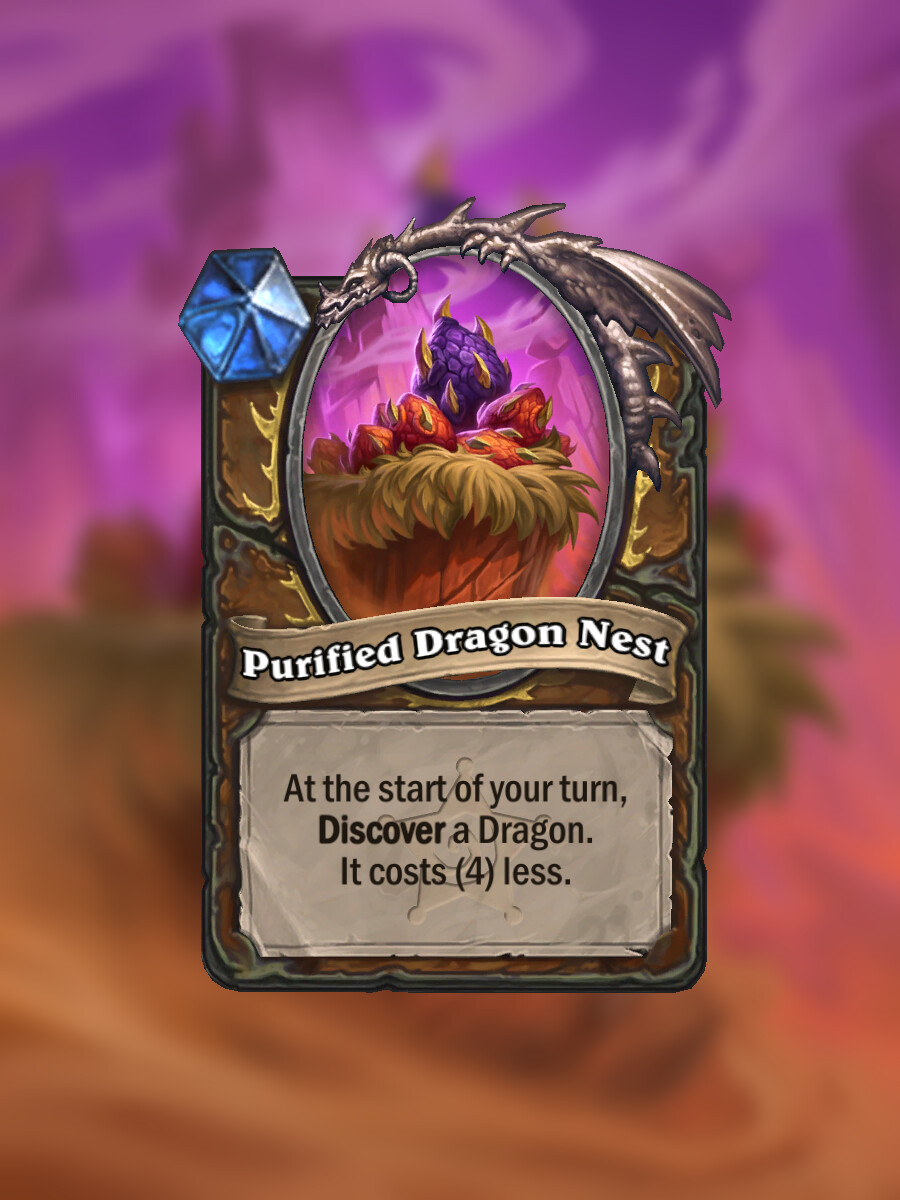 Purified Dragon Nest Card