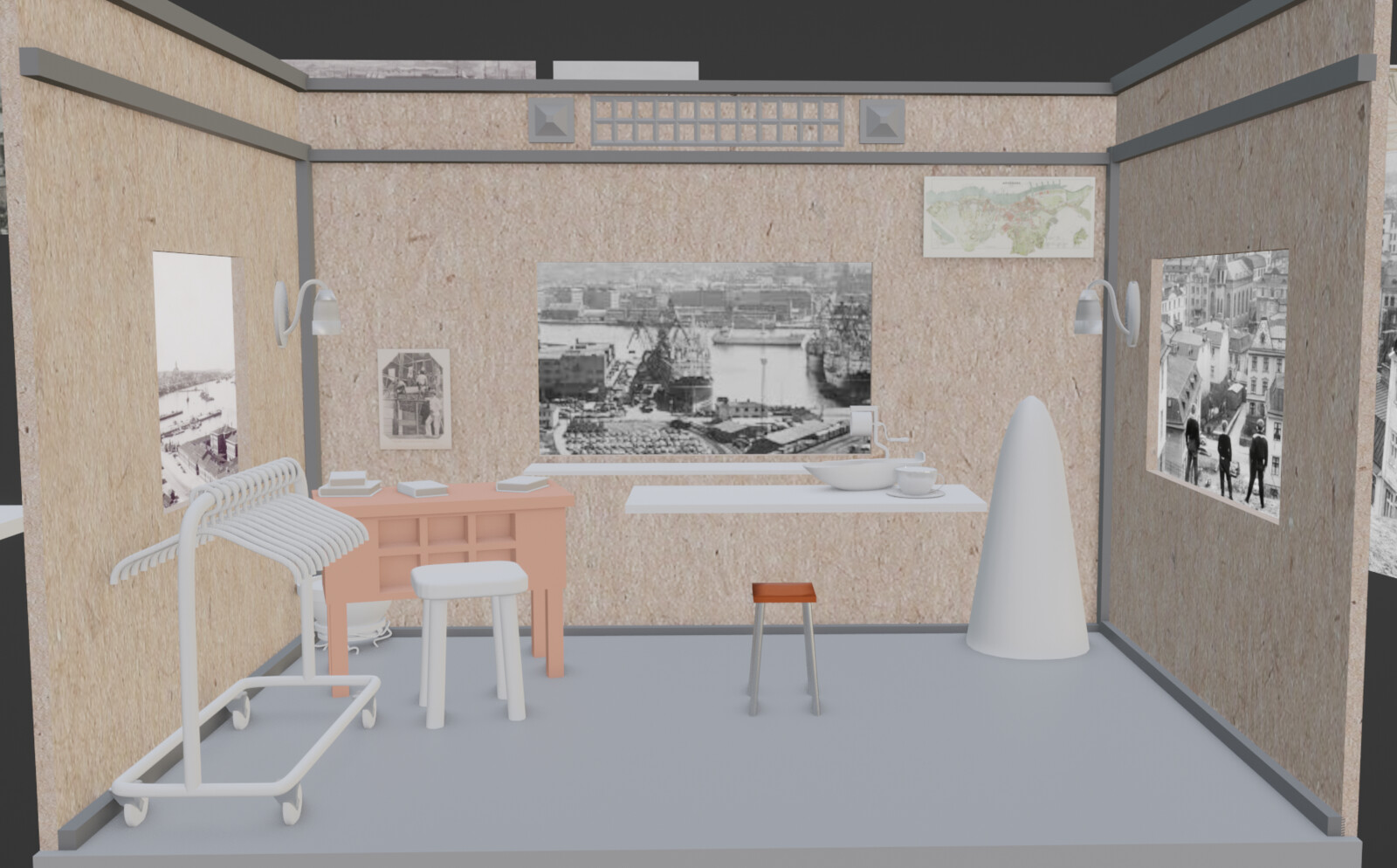 Screenshot from the game development process. 2