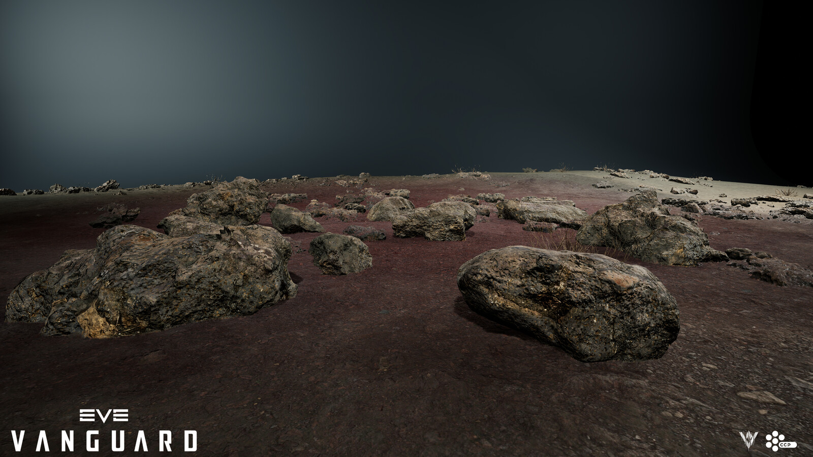 A collection of closed-meshed, photogrammetry scatter rocks.