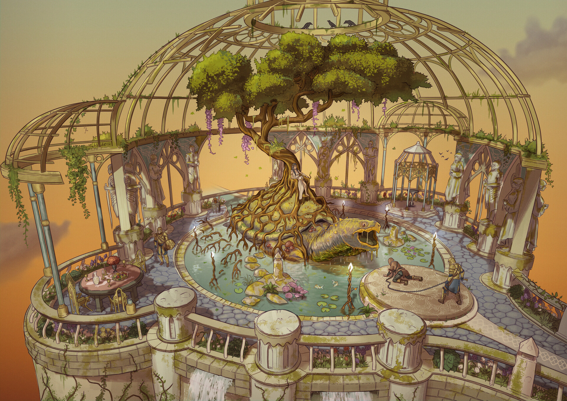 ArtStation - Elven Garden