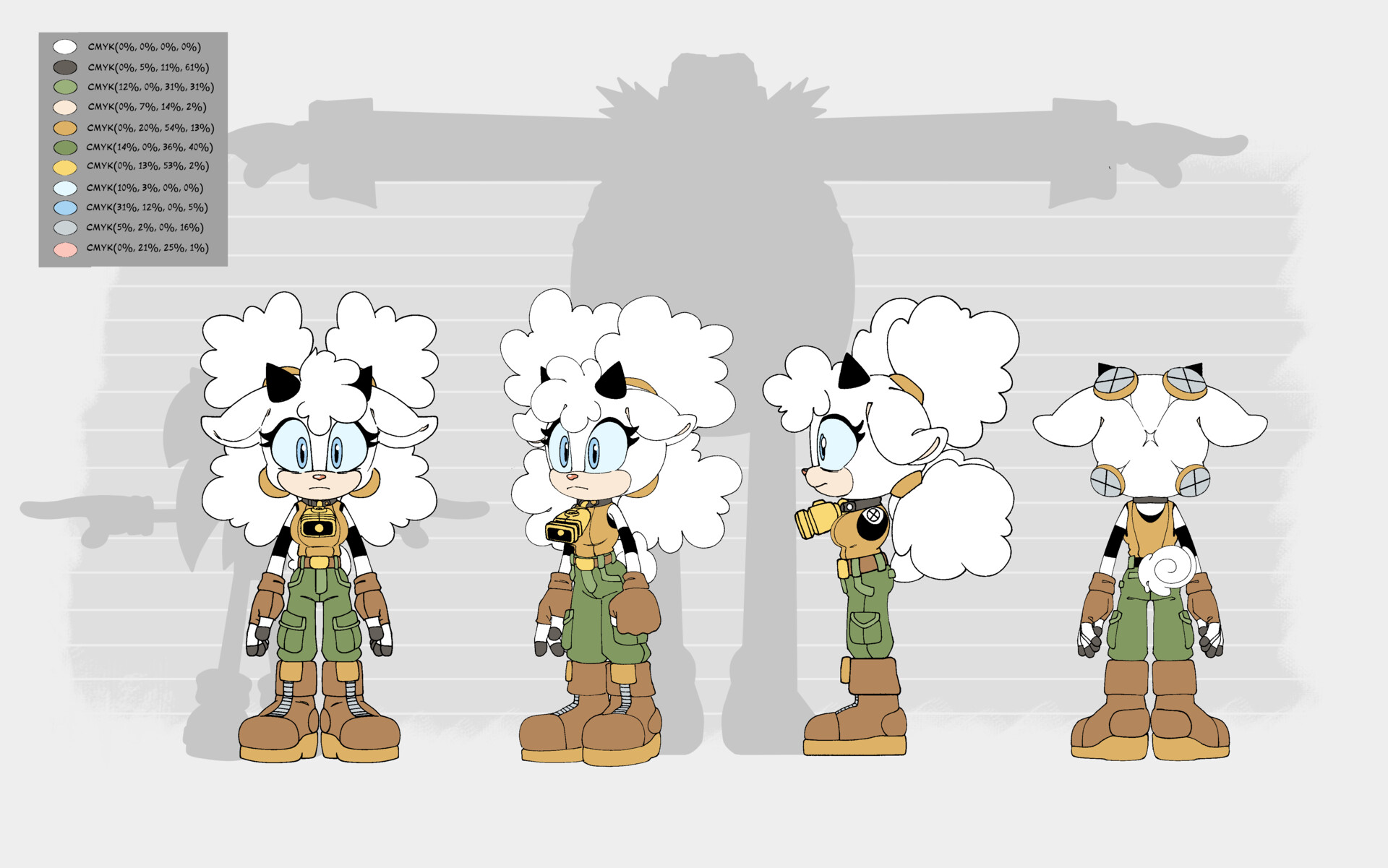 Adam Bryce Thomas Lanolin Character Concept Art and Direction IDW's