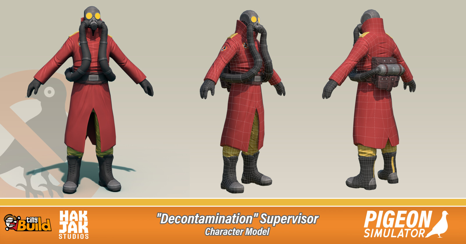 Pigeon Patrol "Decontamination" Supervisor - Character Model