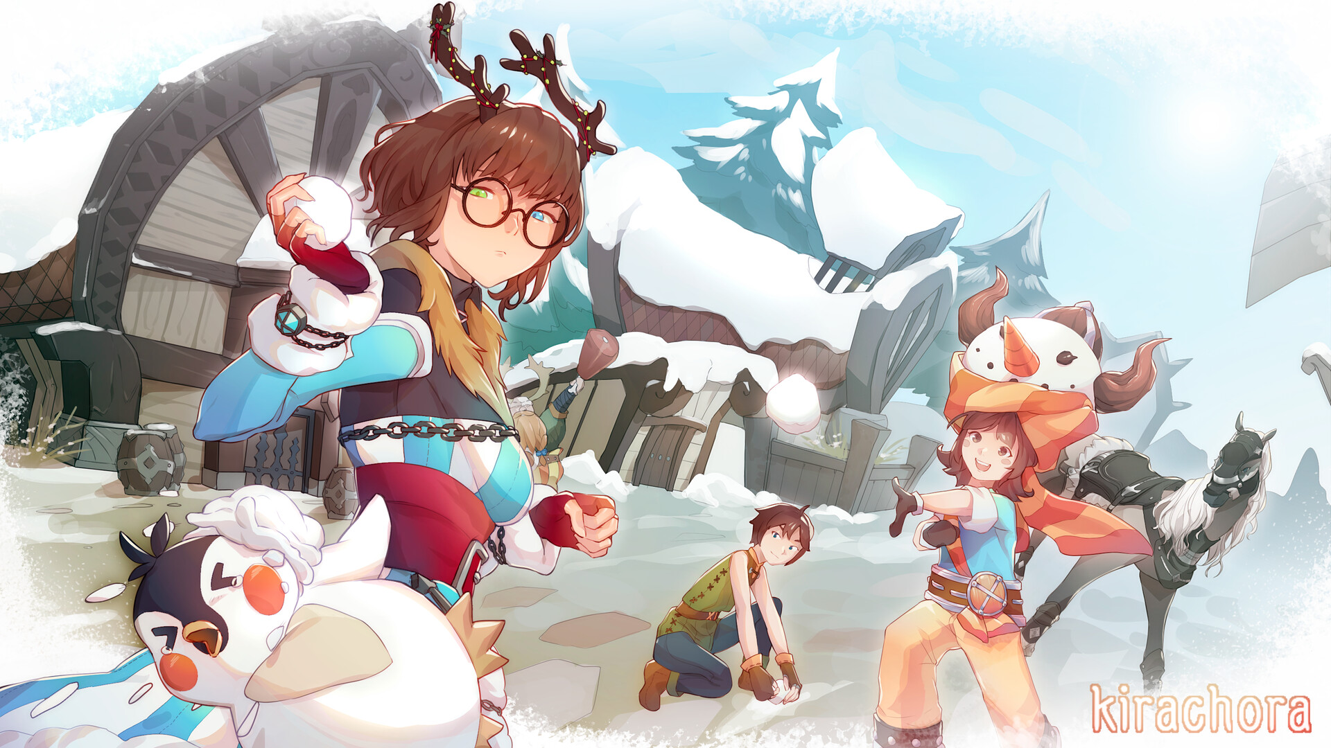 ArtStation Leah Village