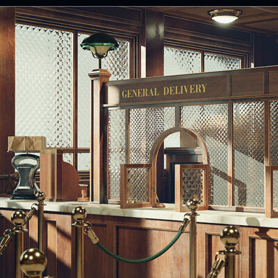 Vintage Post Office - UE5