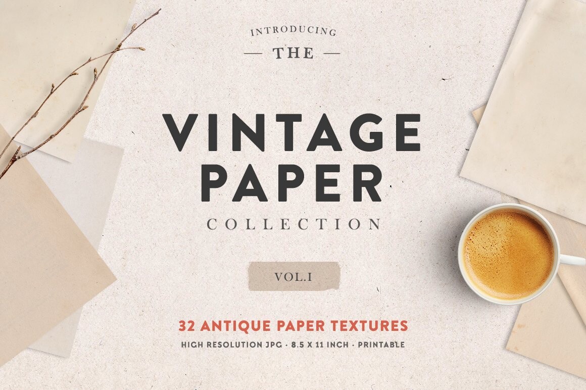 Printable Aged Paper Texture