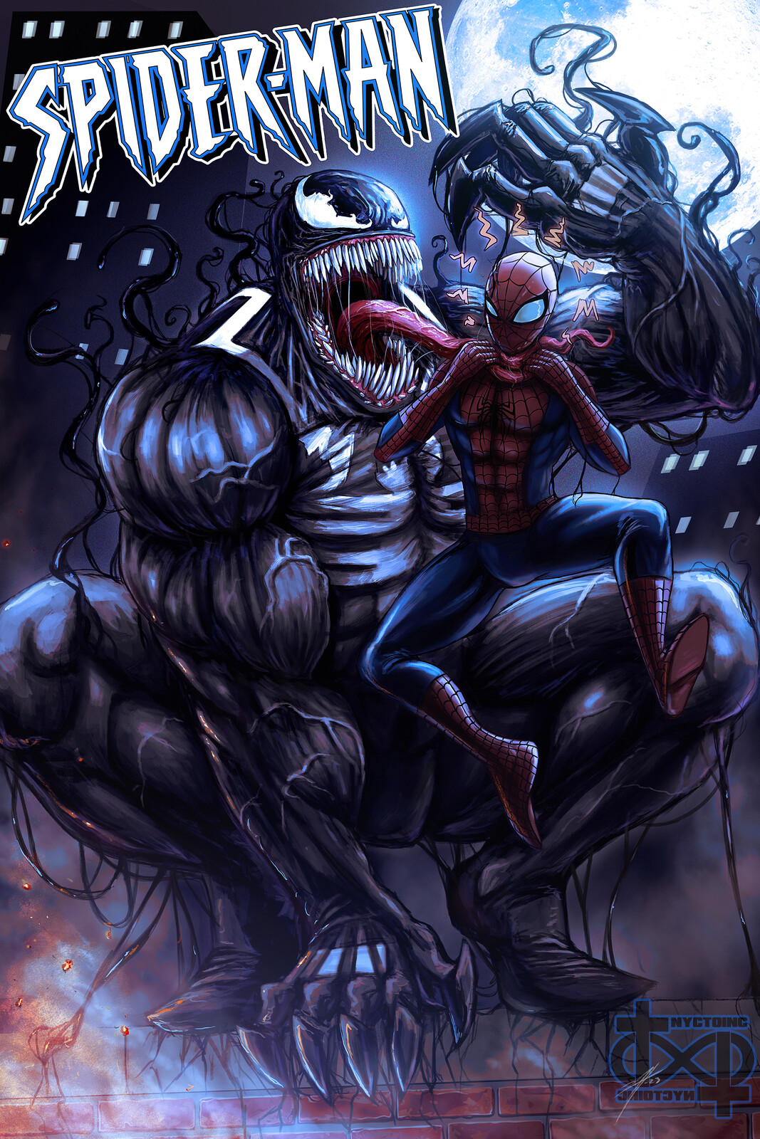 Venom VS Spiderman FANART 