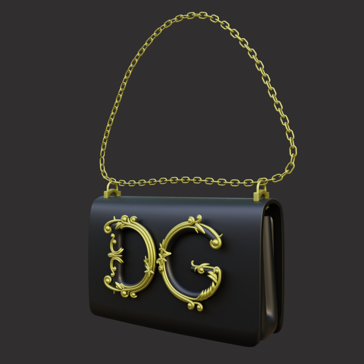 ArtStation - Dolce & Gabbana DG Girls shoulder bag