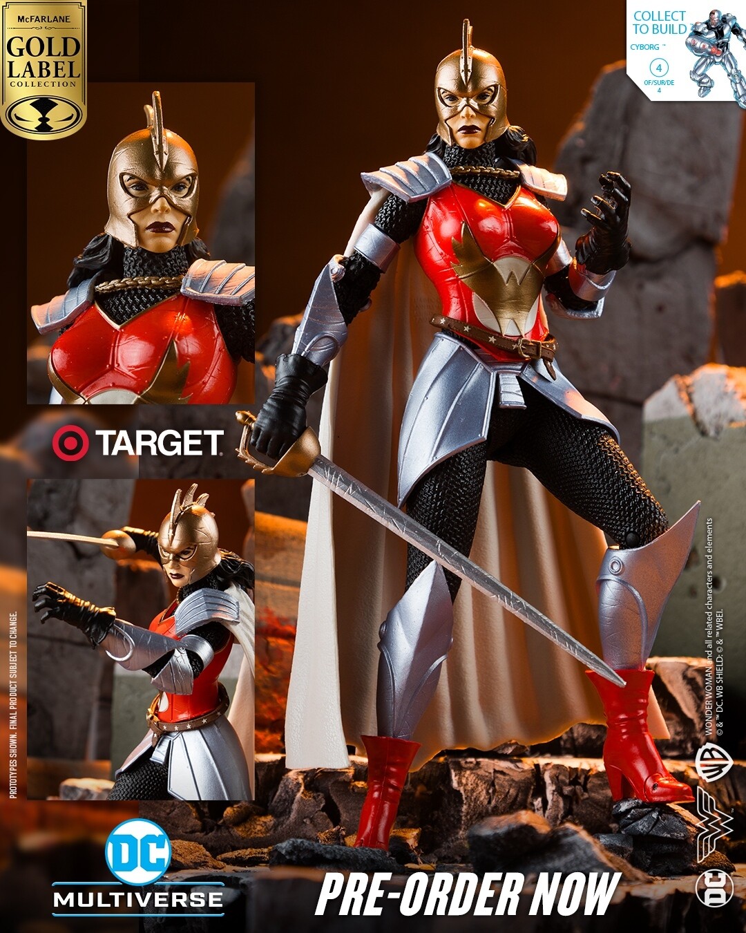 Flashpoint Wonder Woman -  I primarily helped with engineering, articulation and factory preparation work. 