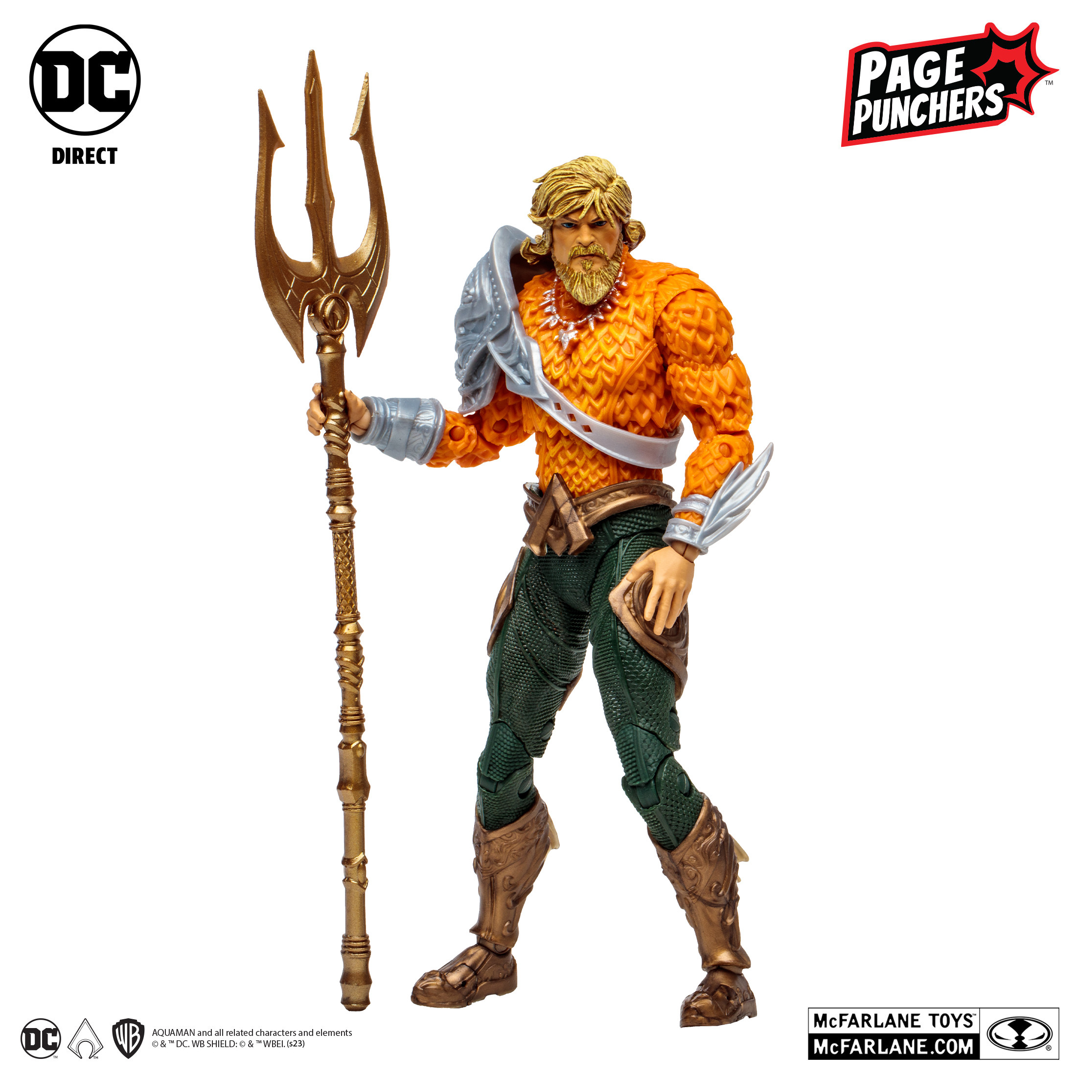 Page Puncher Aquaman - I primarily helped with engineering, articulation and minor sculpt revisions