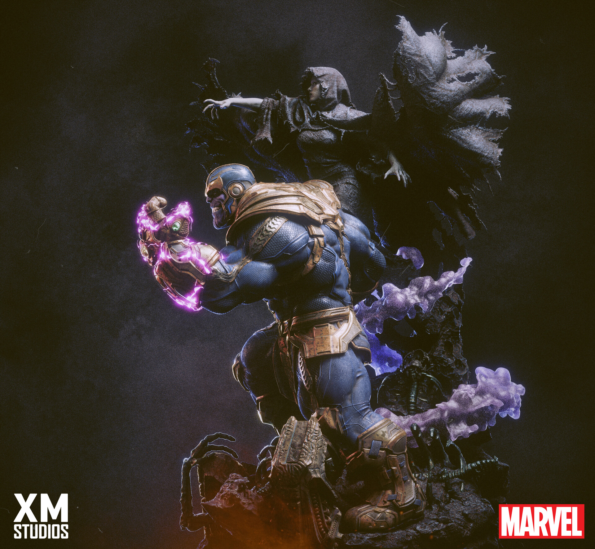 XM Studios Comics Thanos (Stand-Alone)（ArtStation - XM Studios 