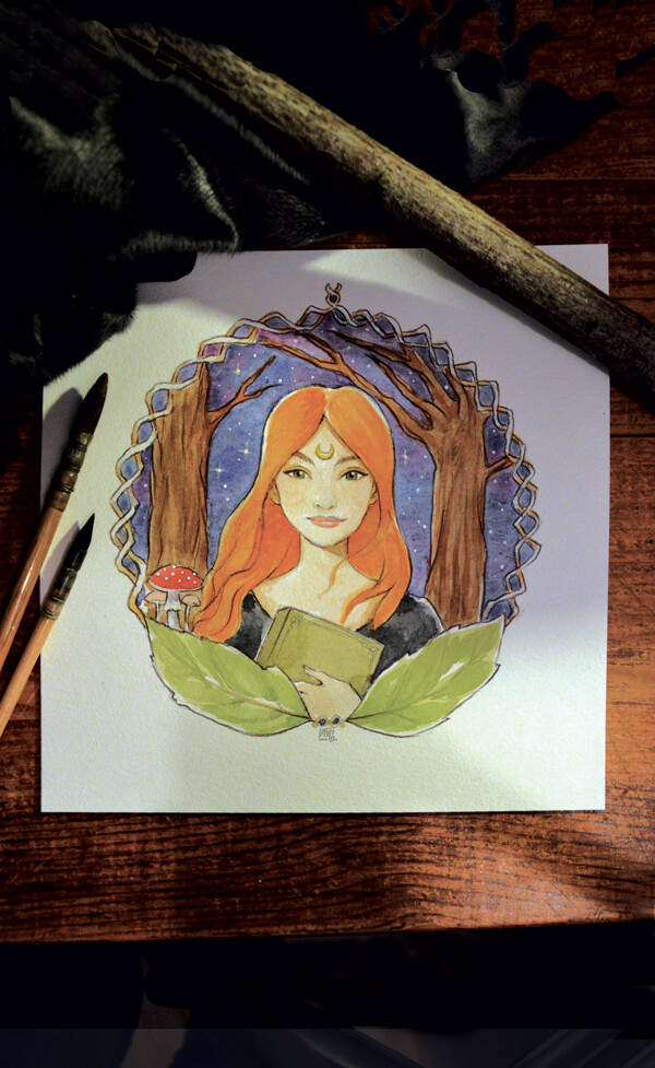 Witchy portrait