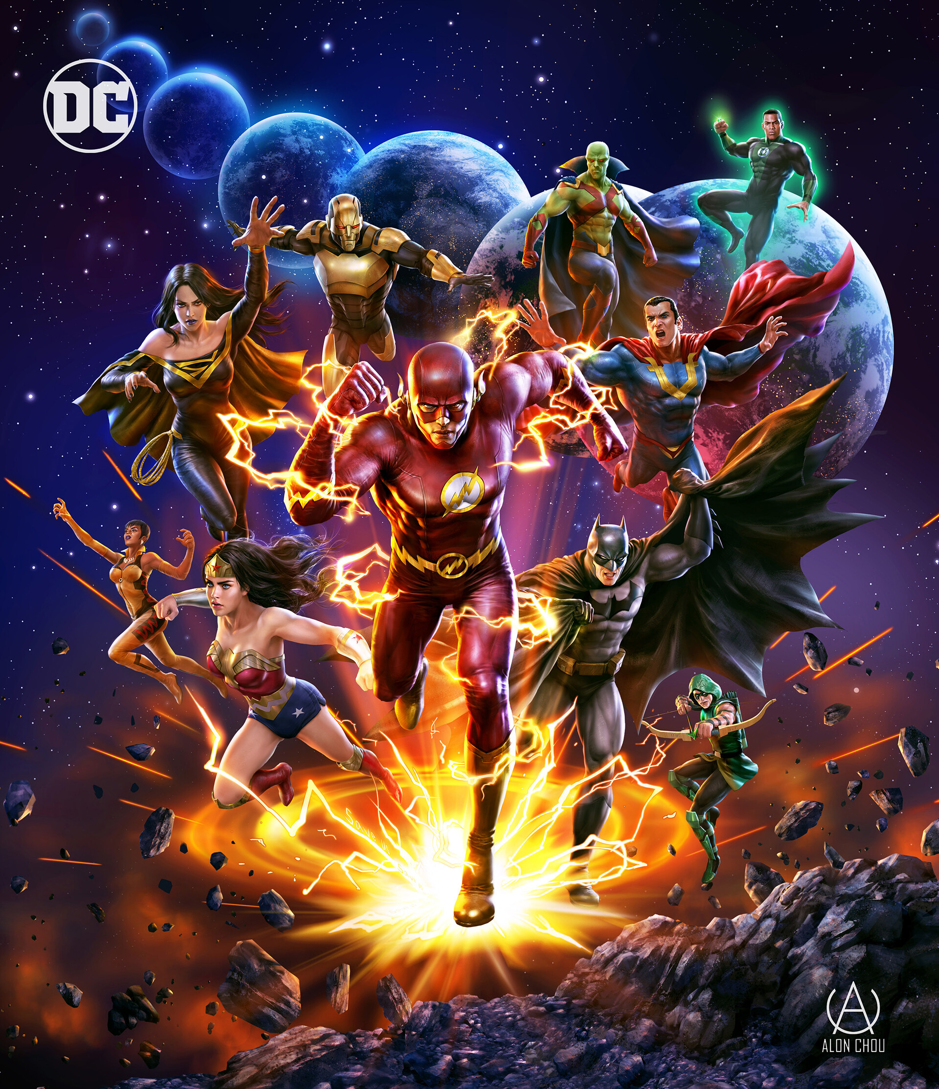 ArtStation Justice League Crisis on Infinite Earths Part 1