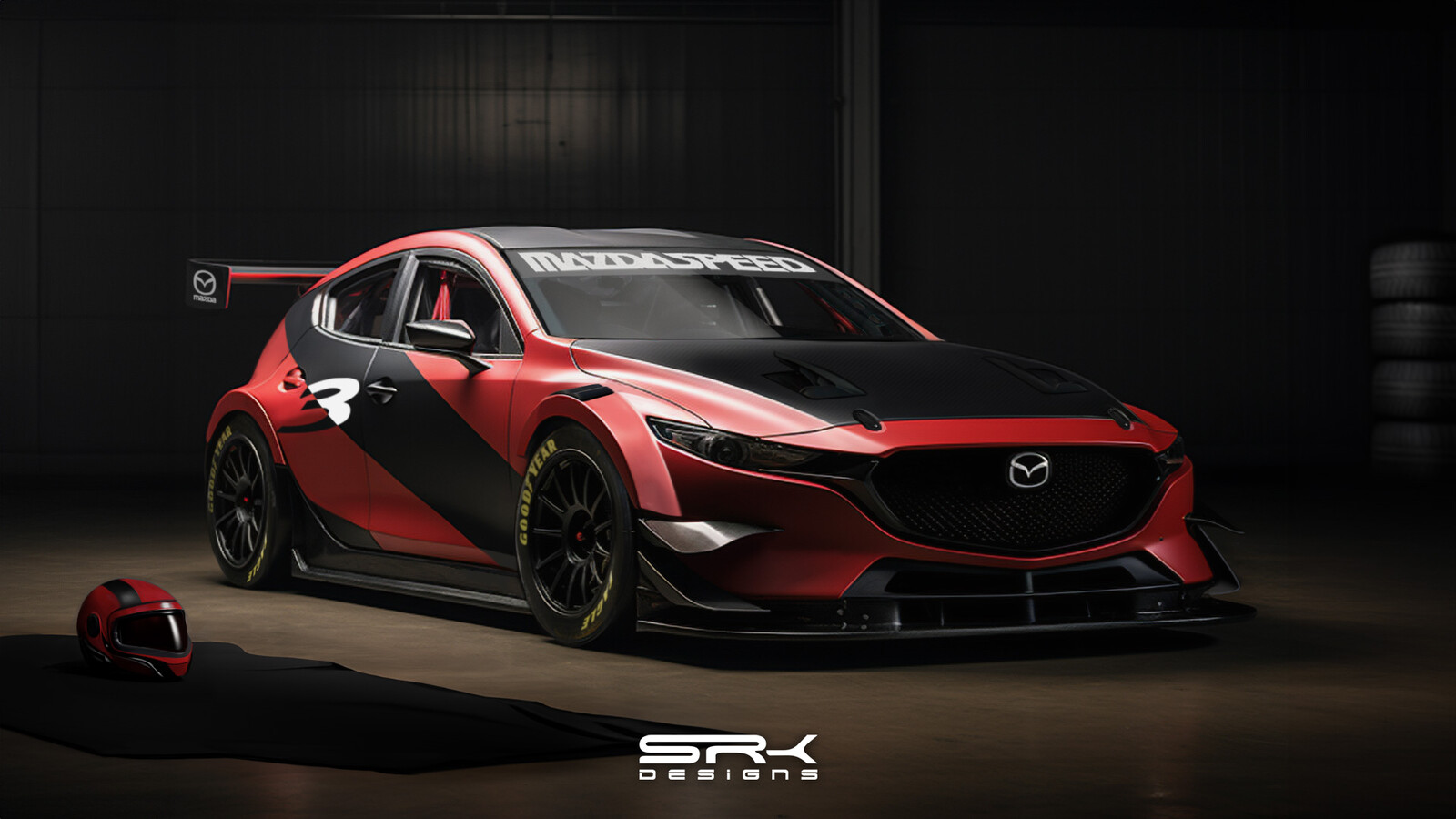 SRK Designs 2025 Mazda 3 Hatchback RaceSpec