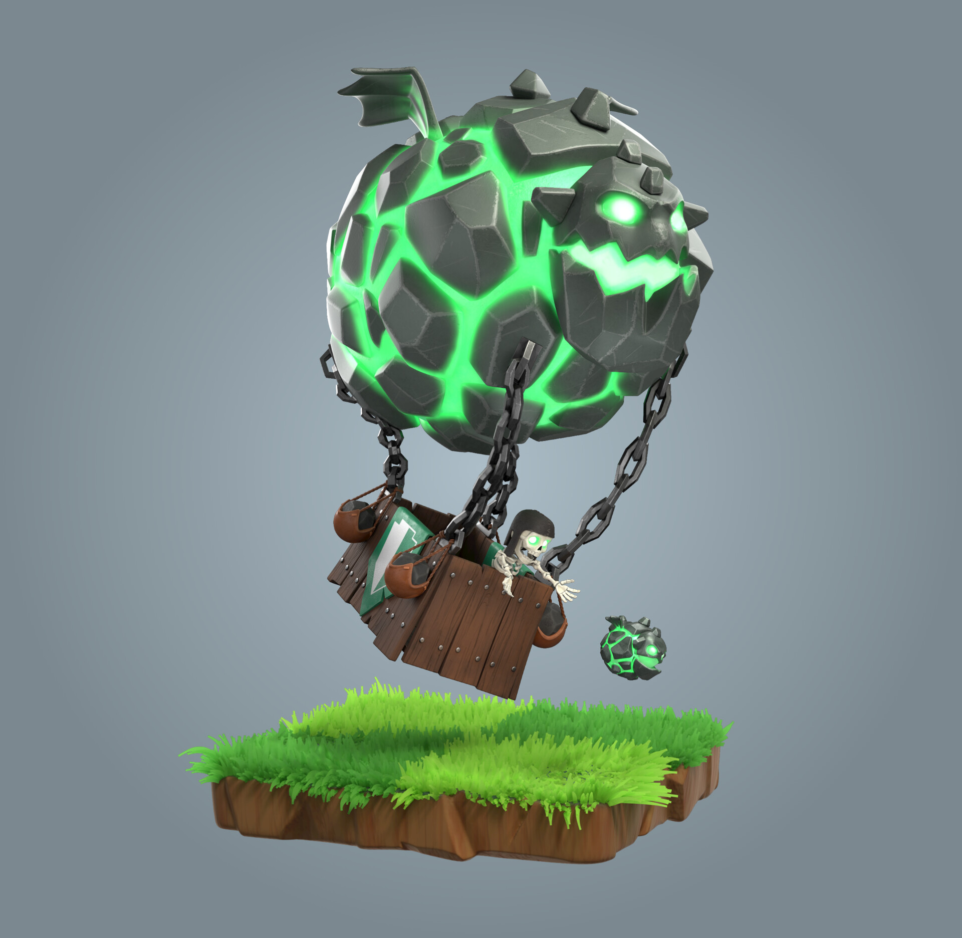 Surface Digital Clash of Clans : Lavaloon