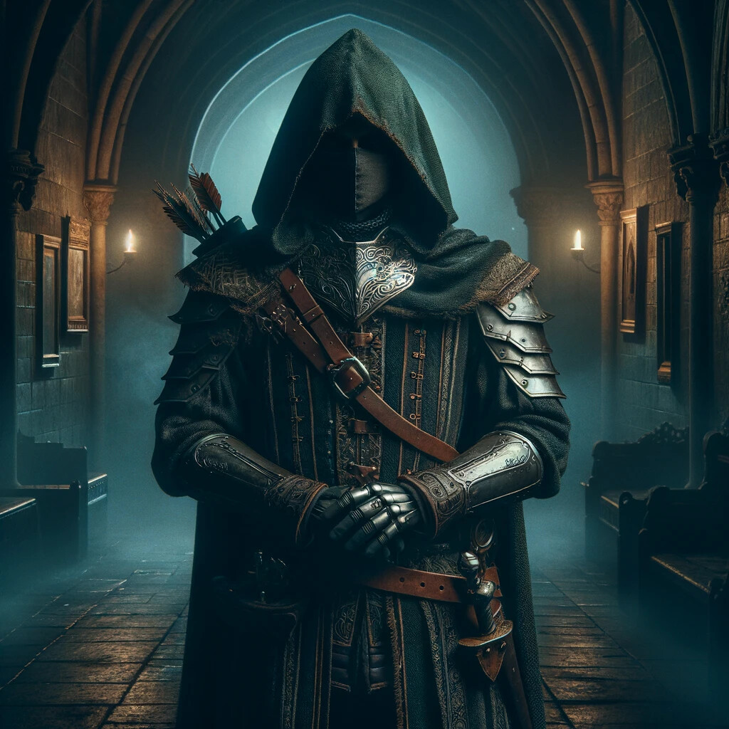 ArtStation The Shadow Cloak Guardian of the Hallowed Halls