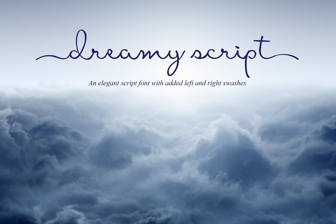 Dreams fonts for logo.