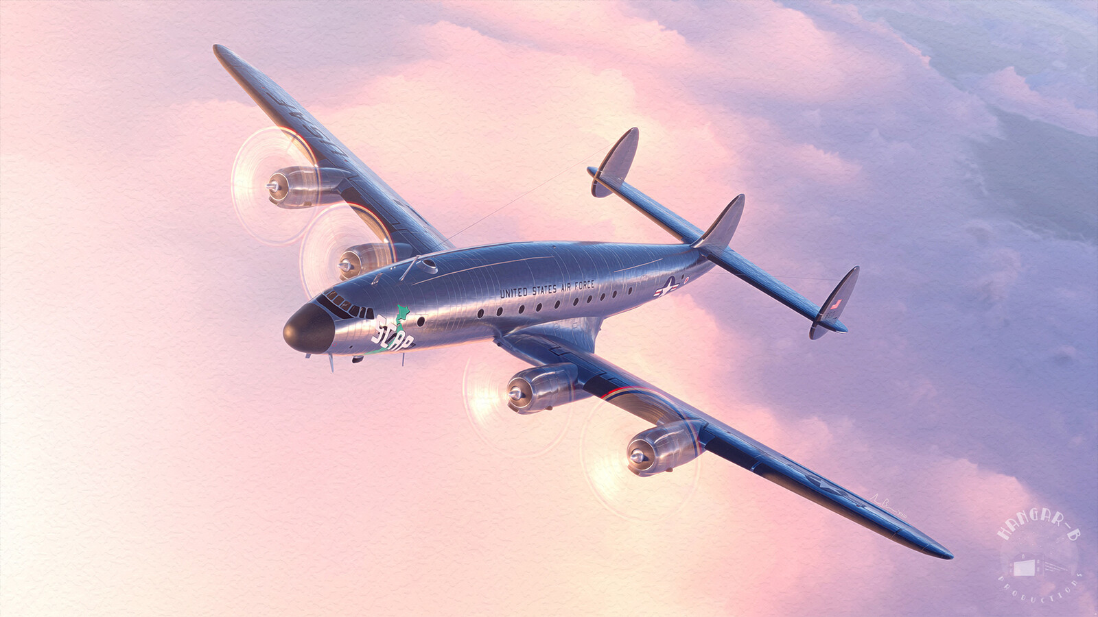 Study 2 More details about the historical aircraft configuration and livery were revealed.