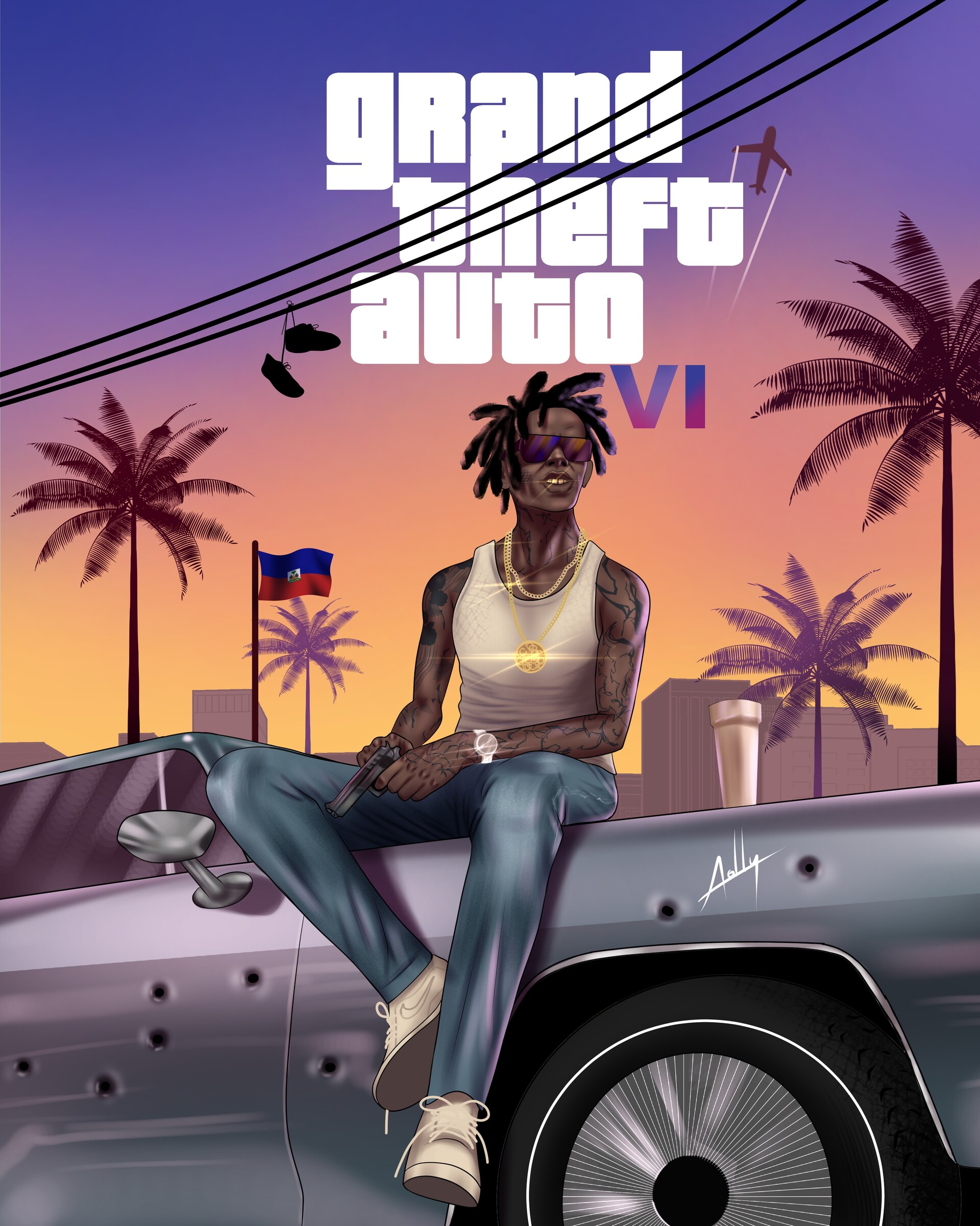 ArtStation Lil Haiti GTA 6 Cover Adlydarealart Asset 