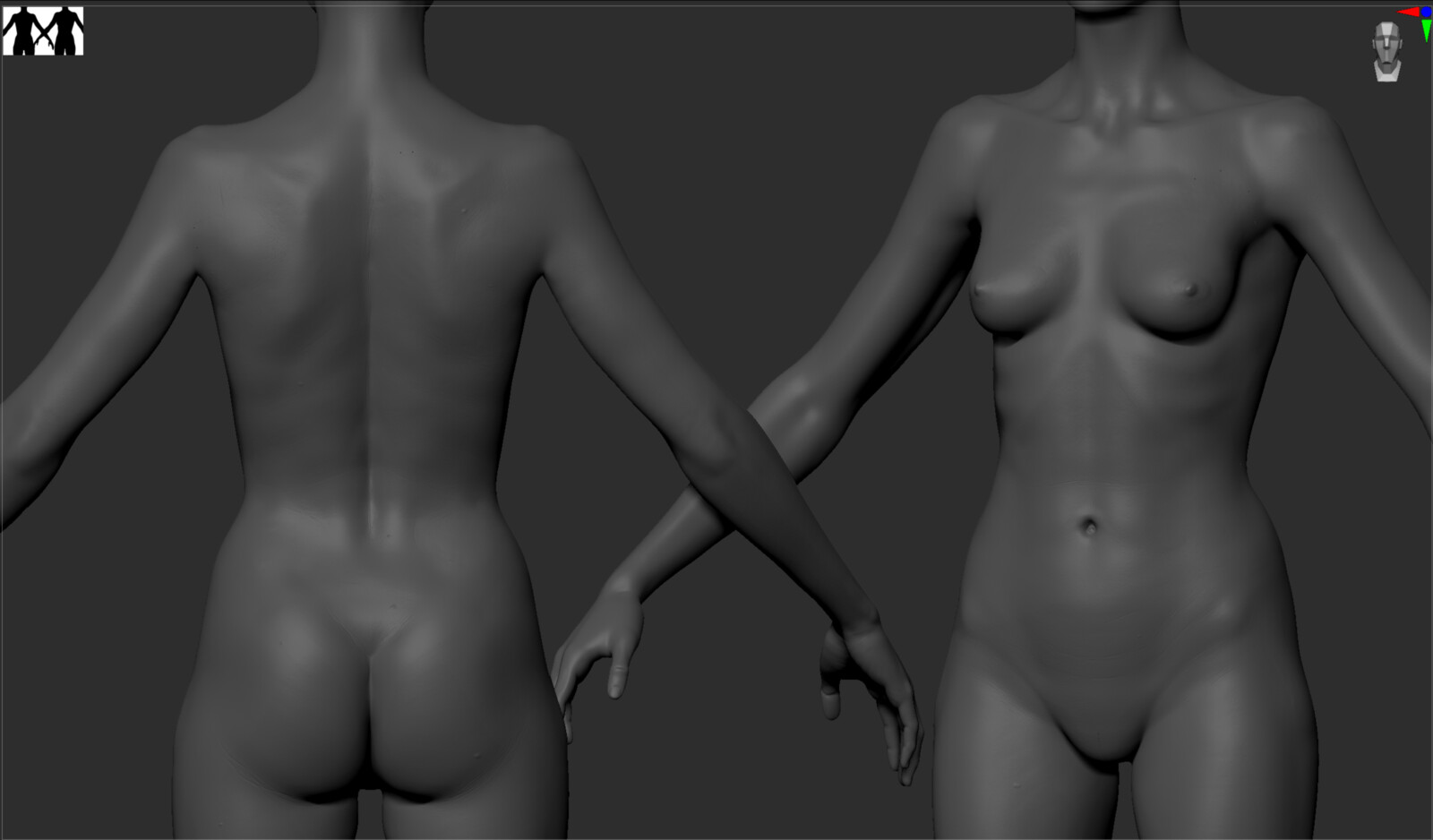 Custom Basemesh Surface Detailing WIP
