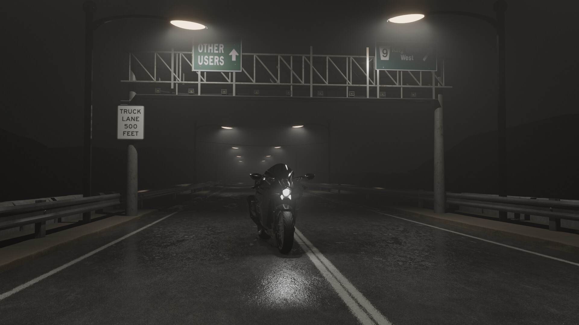 ArtStation - Night on the road