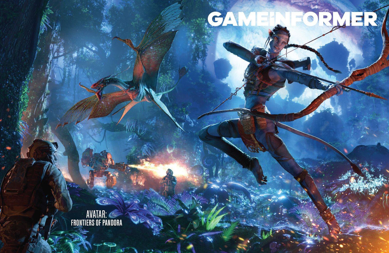 Avatar: Frontiers of Pandora - Magazine cover art