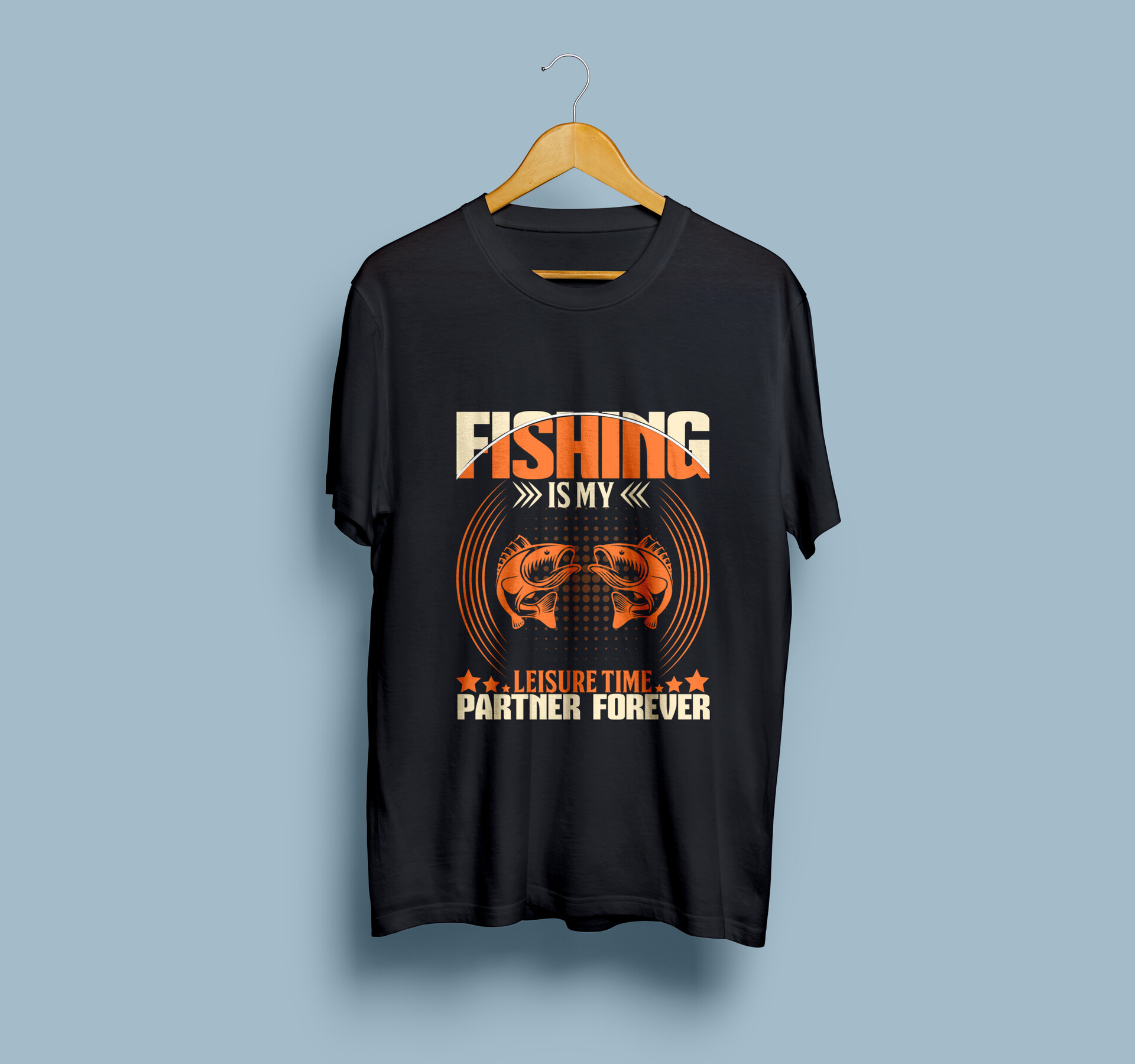 ArtStation - Fishing is my leisure time- Custom Tshirt Design