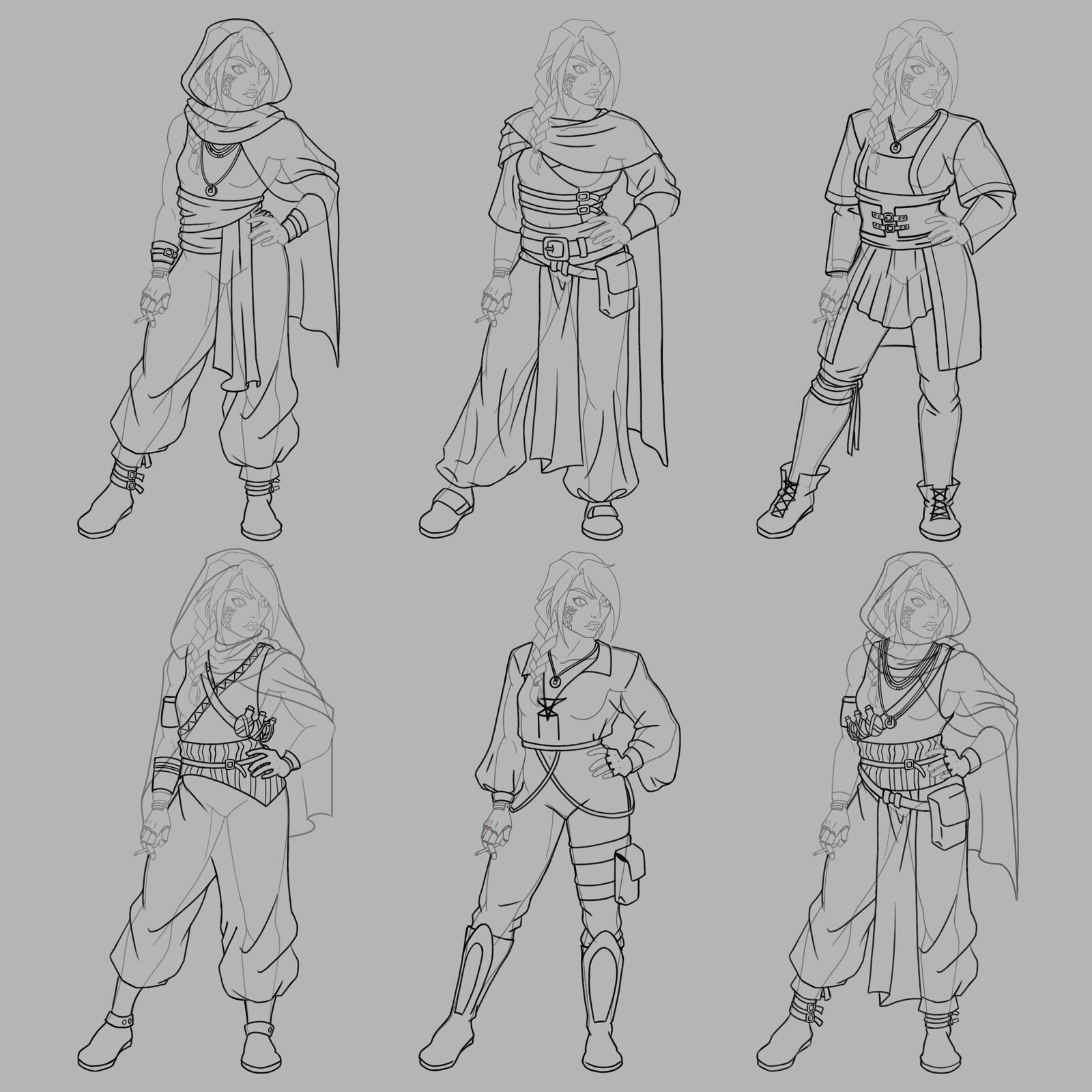 Outfit studies