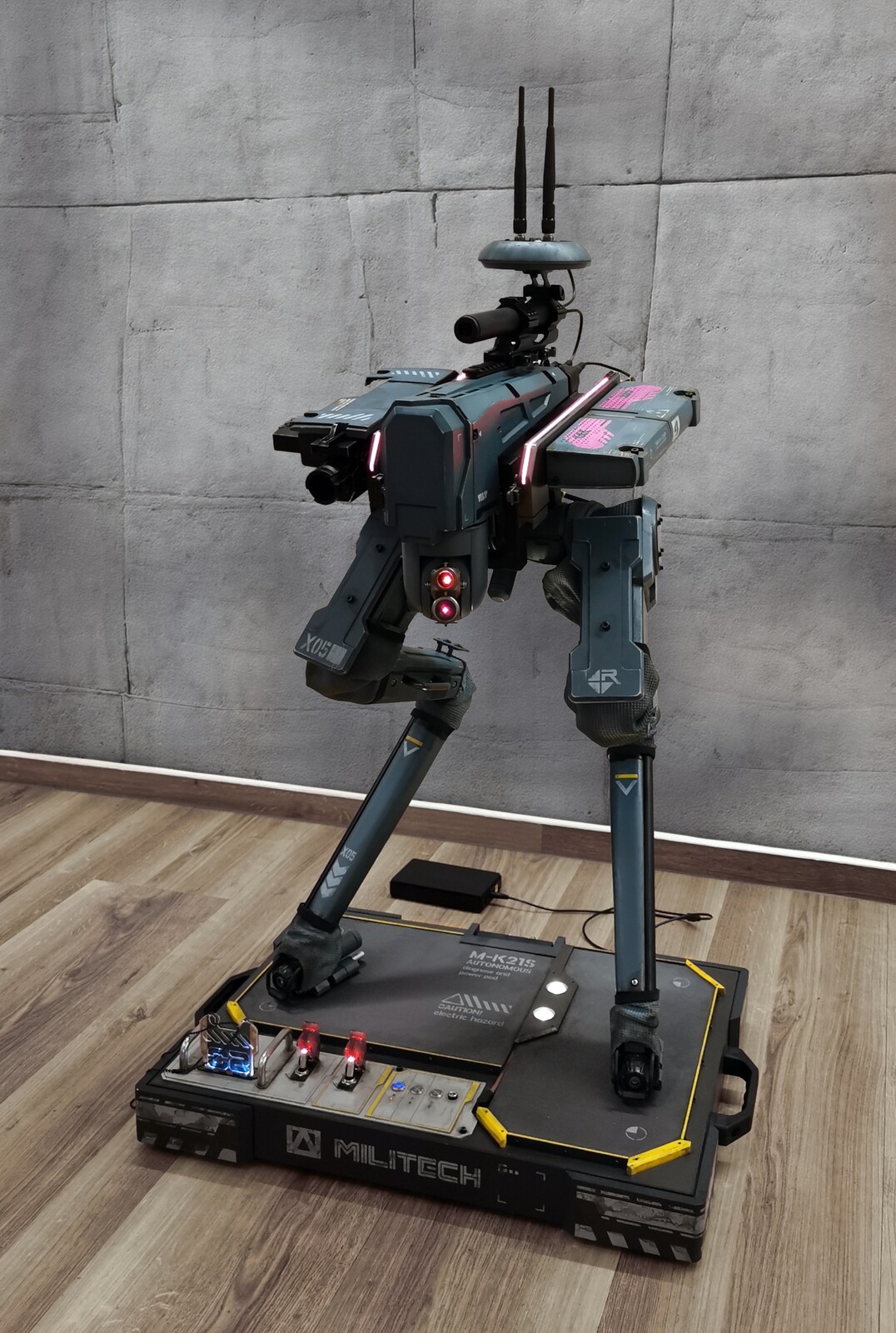 3D printed robot drone model