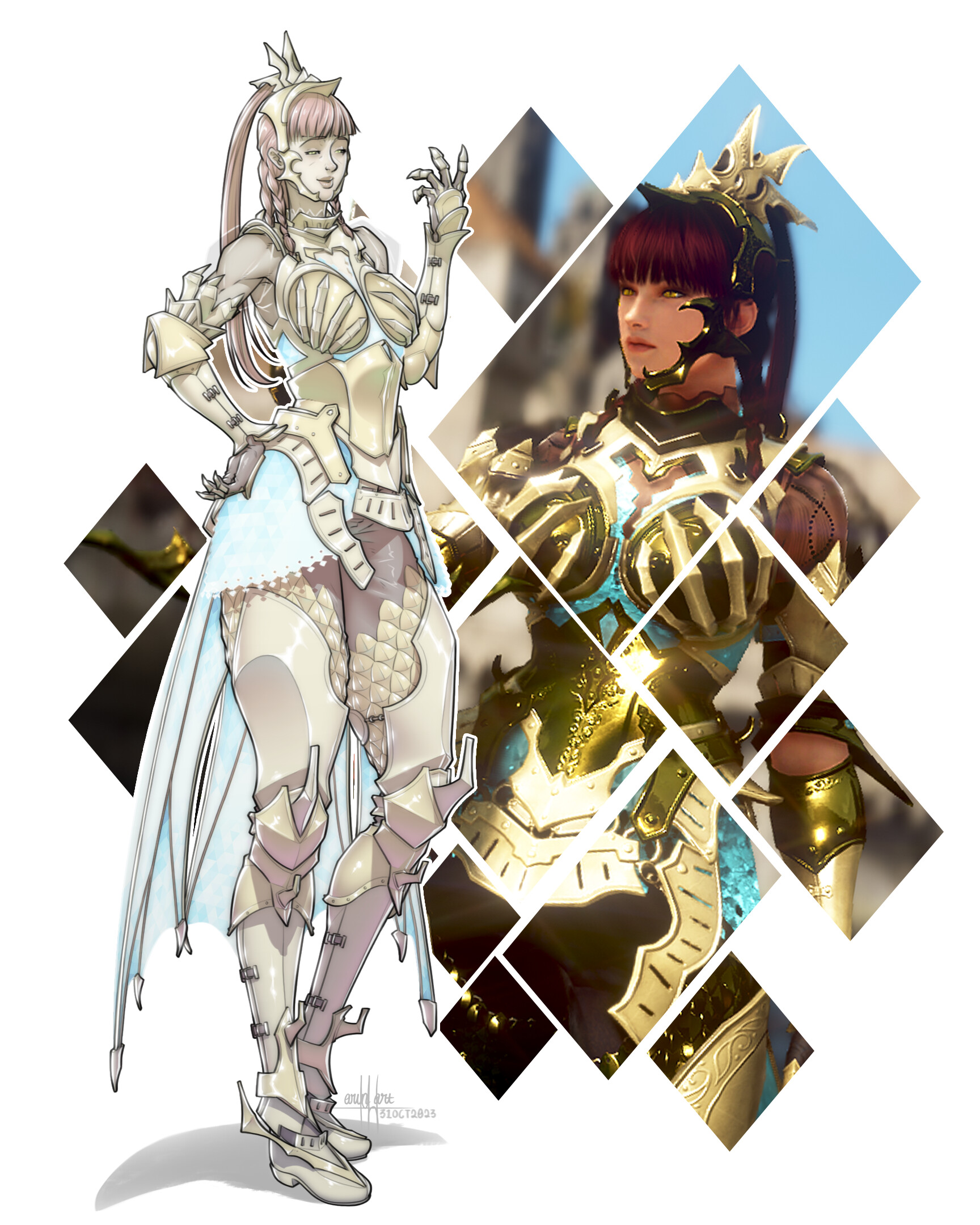 ArtStation - OC | BDO: Drakania (Lath'rakan Outfit)