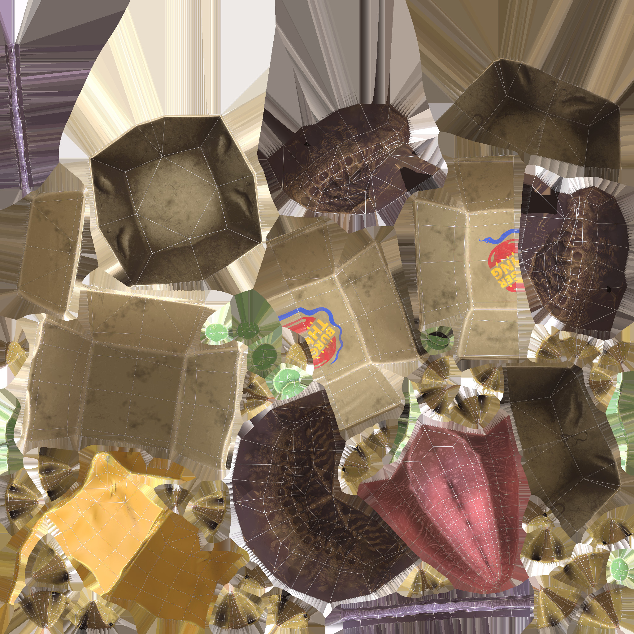 Character texture map/UVs