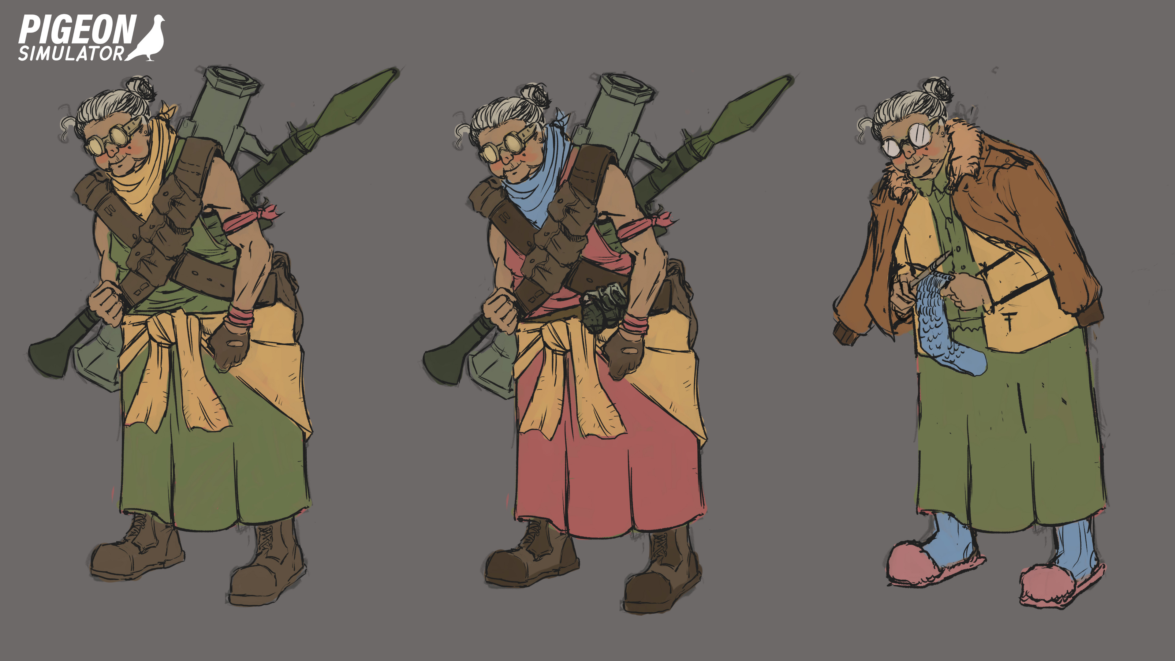 "Kiloton Beach"'s most beloved kick-ass missile slinging grandma