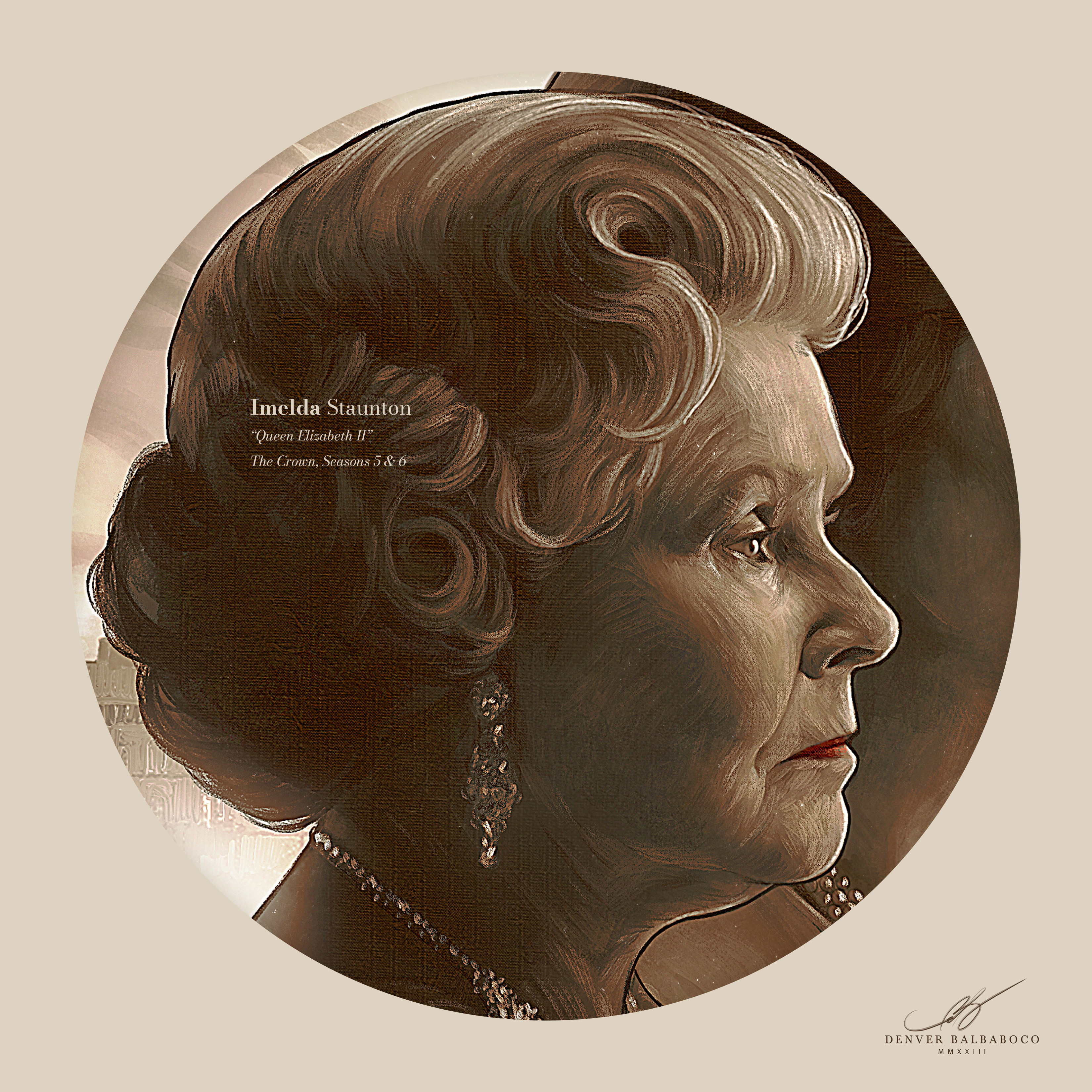 Imelda Staunton as Queen Elizabeth II (The Crown, Seasons 5 &amp; 6)