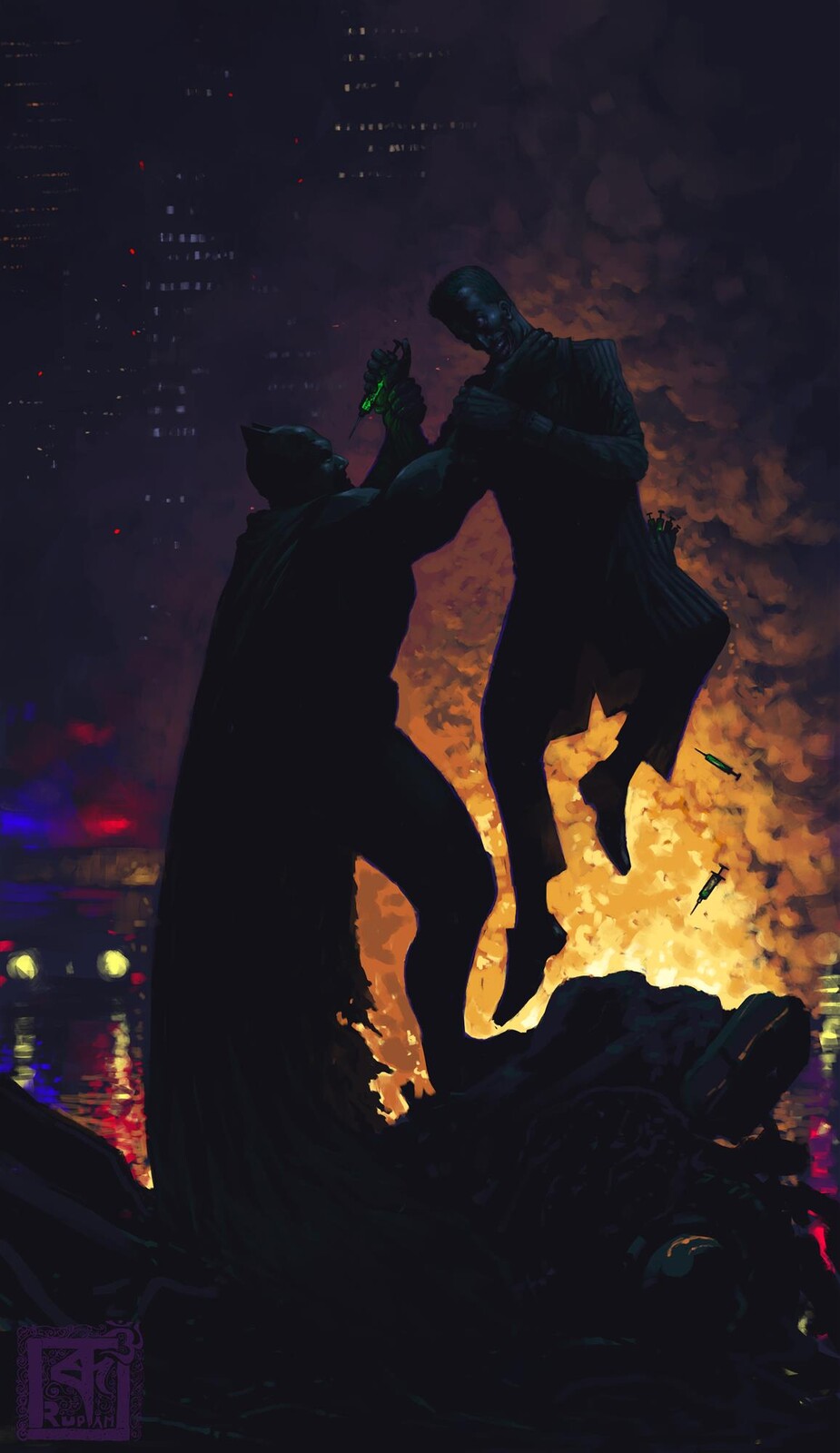 Bat Vaccine : Strictly One Layer Painting