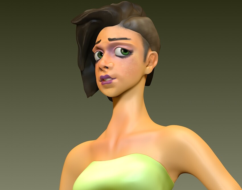 ArtStation Character Sculpts ZBrush Practice