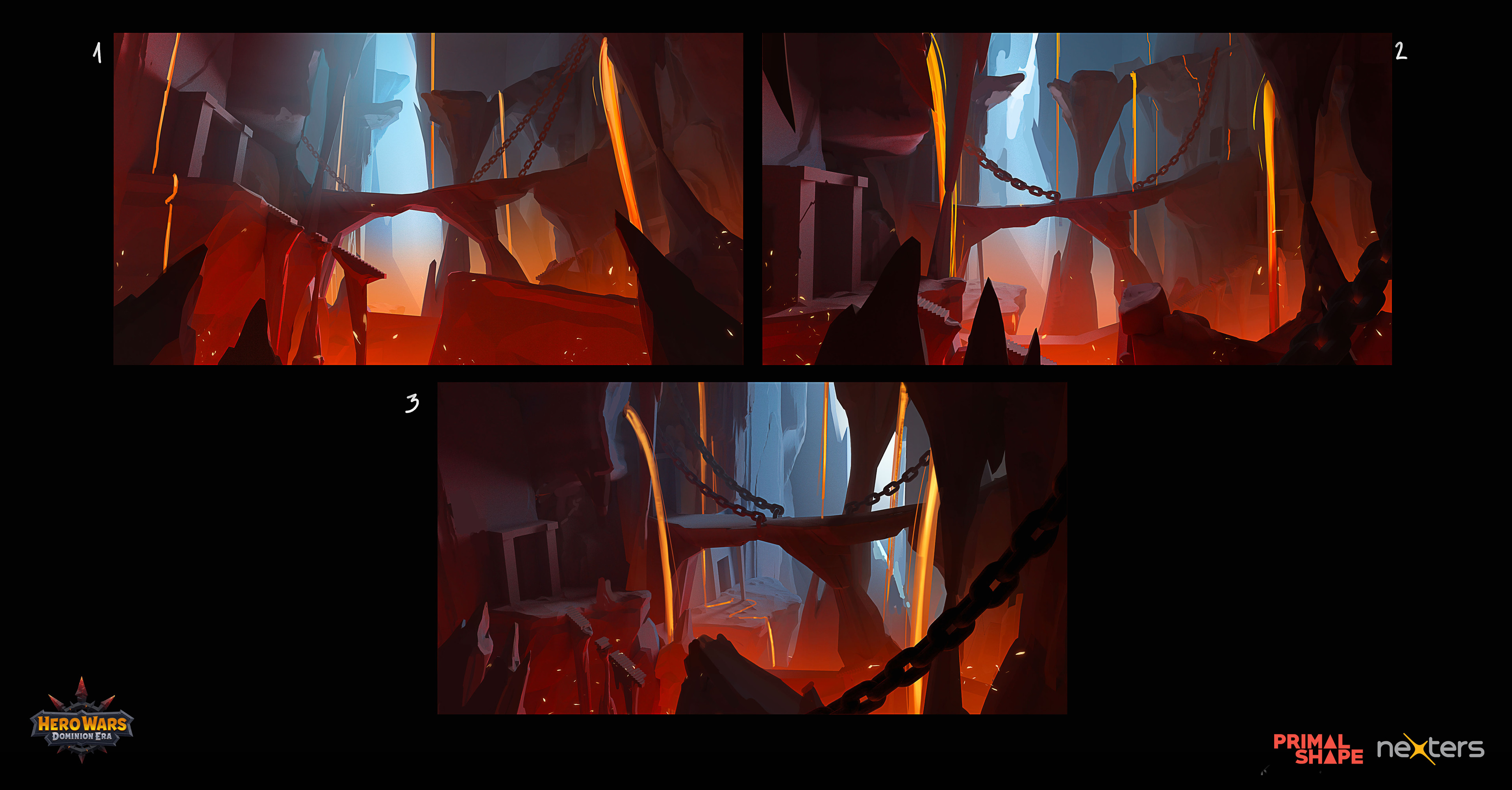 Composition and mood sketches