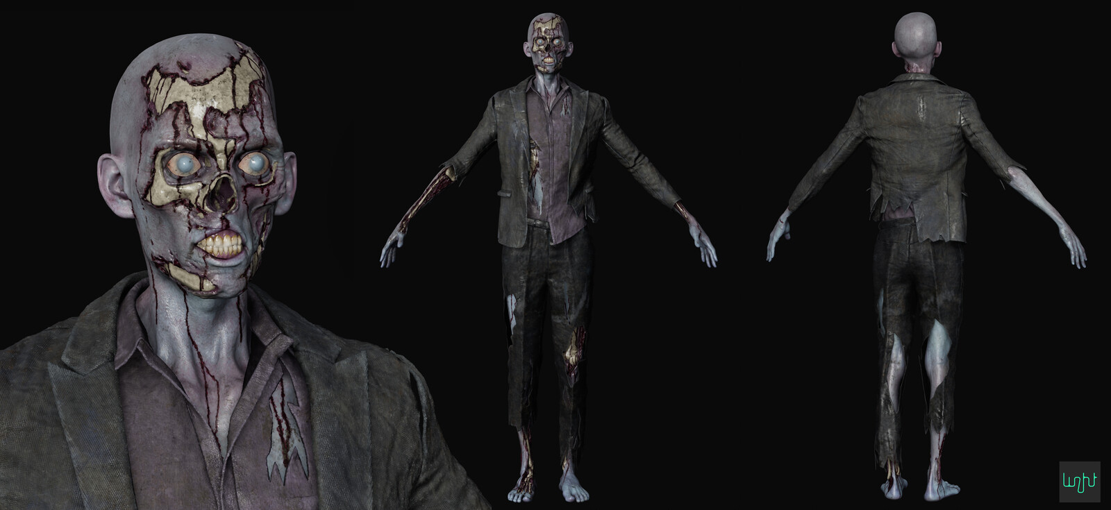 full character texturing