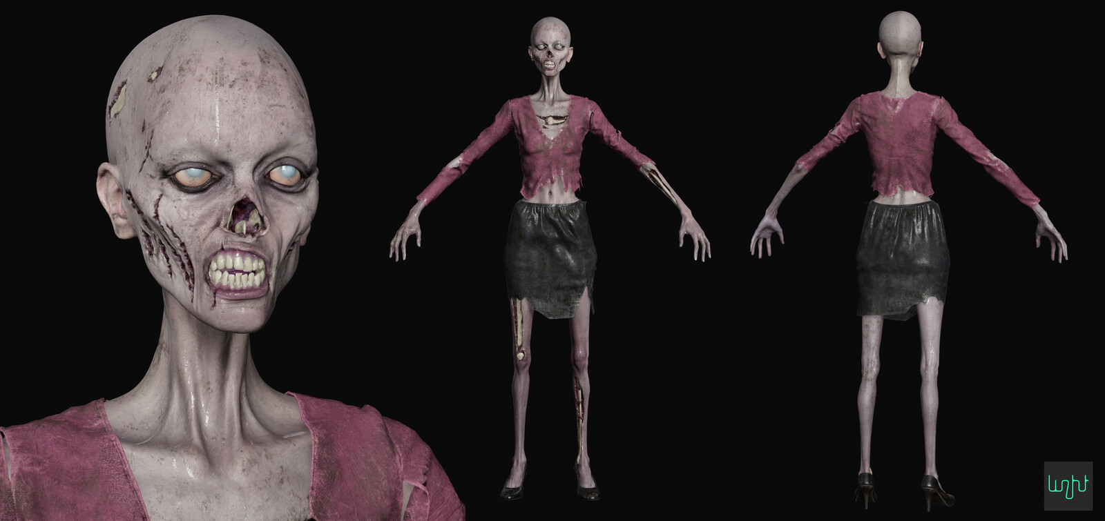 full character texturing