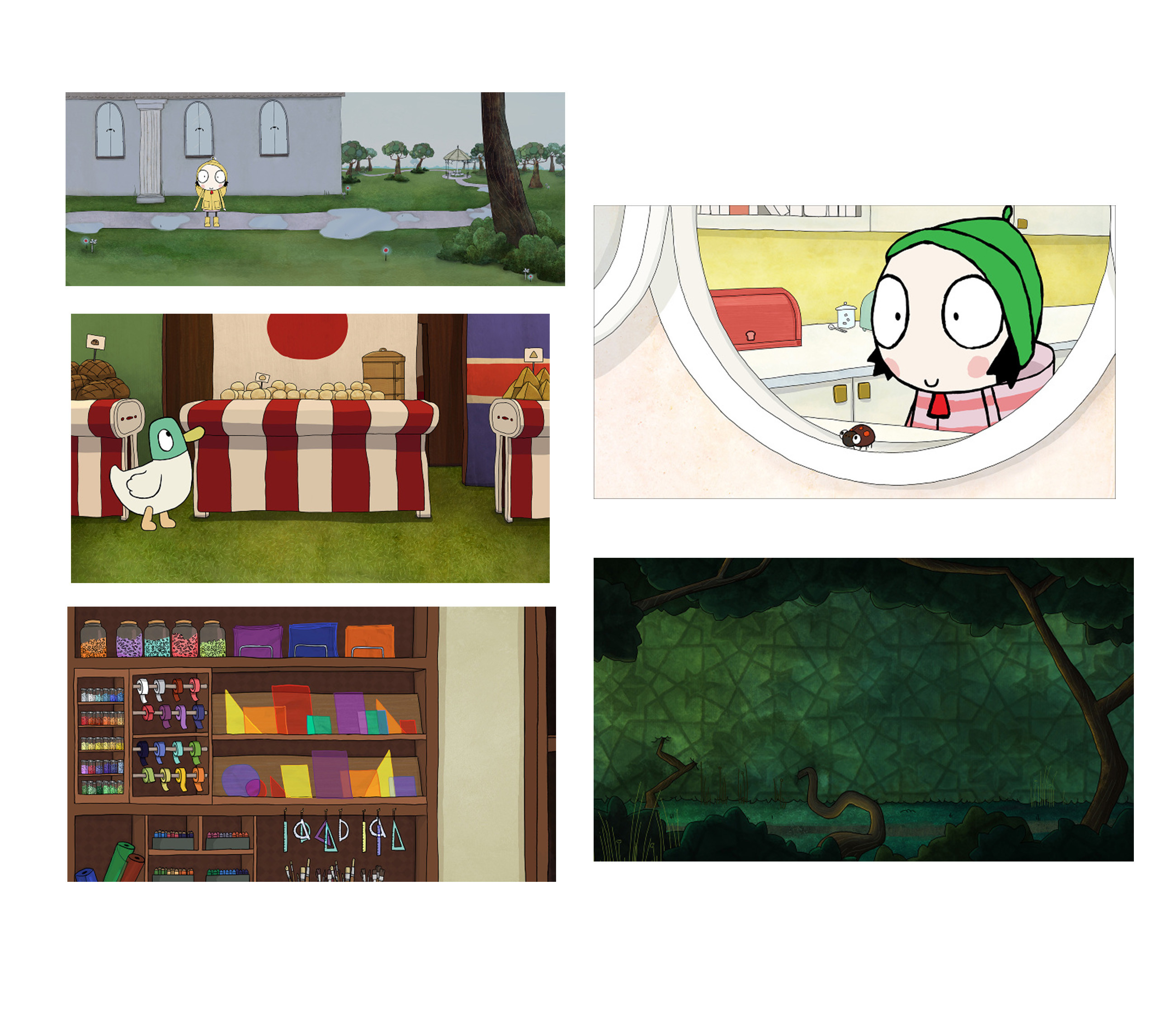 Sarah and Duck series 1
(Designer, Rigger, background artist, layout and prop design)