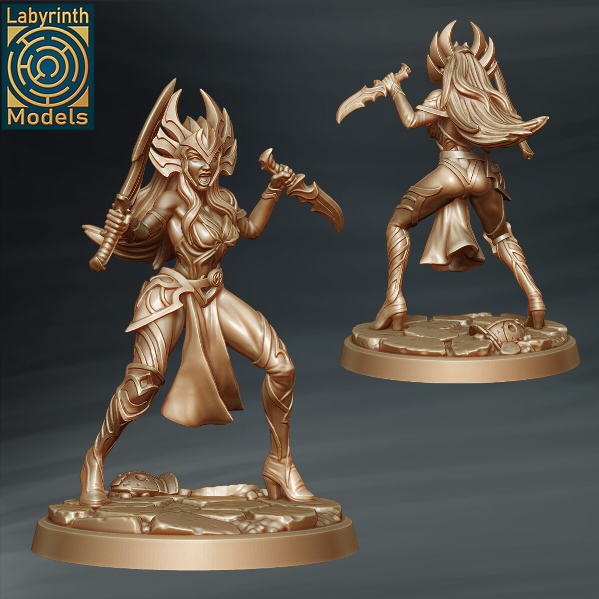 Labyrinth Models - Dark Elf Gladiatrices