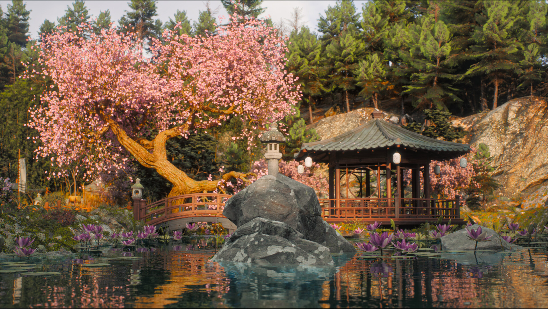 ArtStation - Mysterious Japanese Garden: Unreal Engine 5