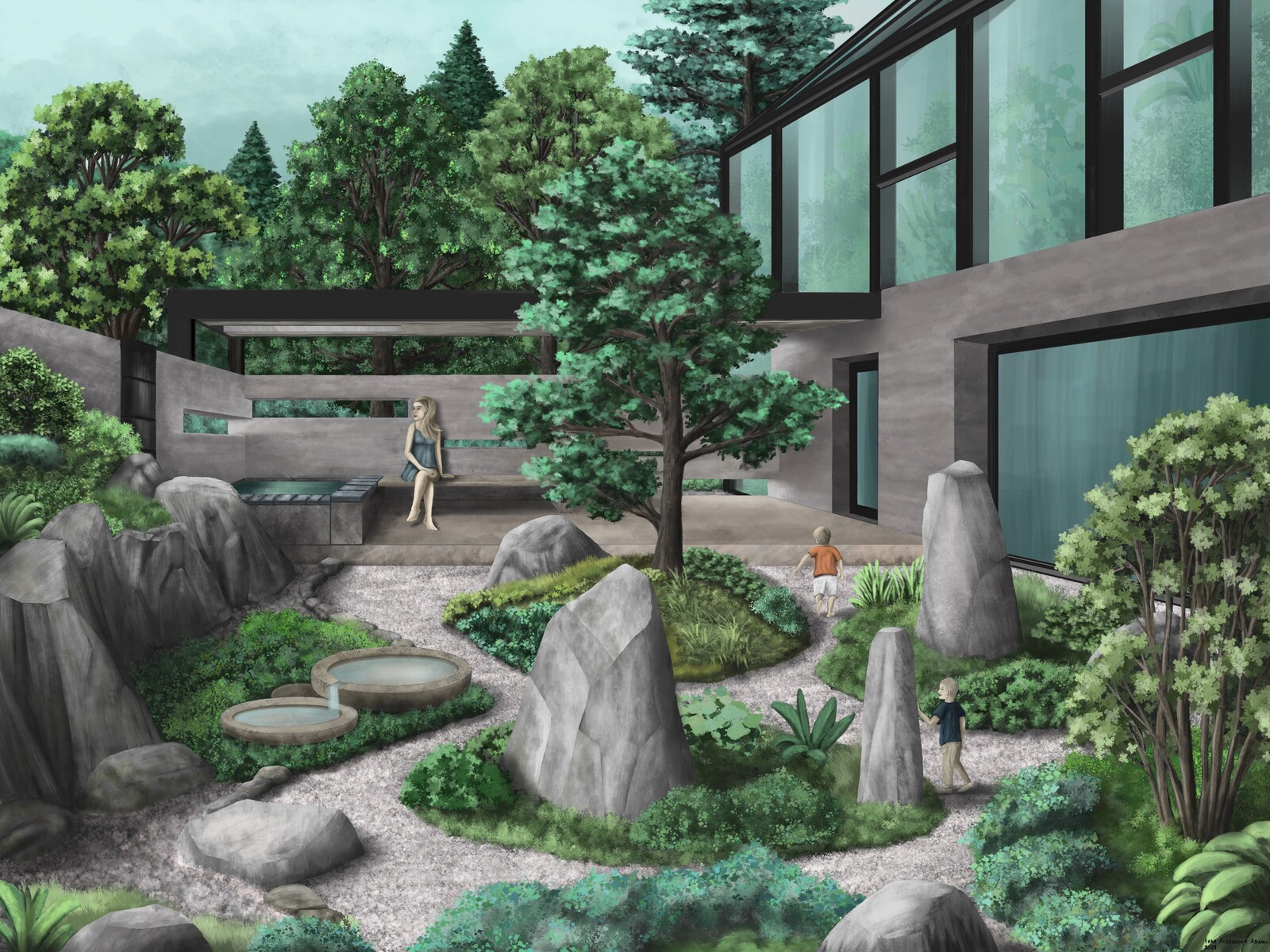 Finished digital painting