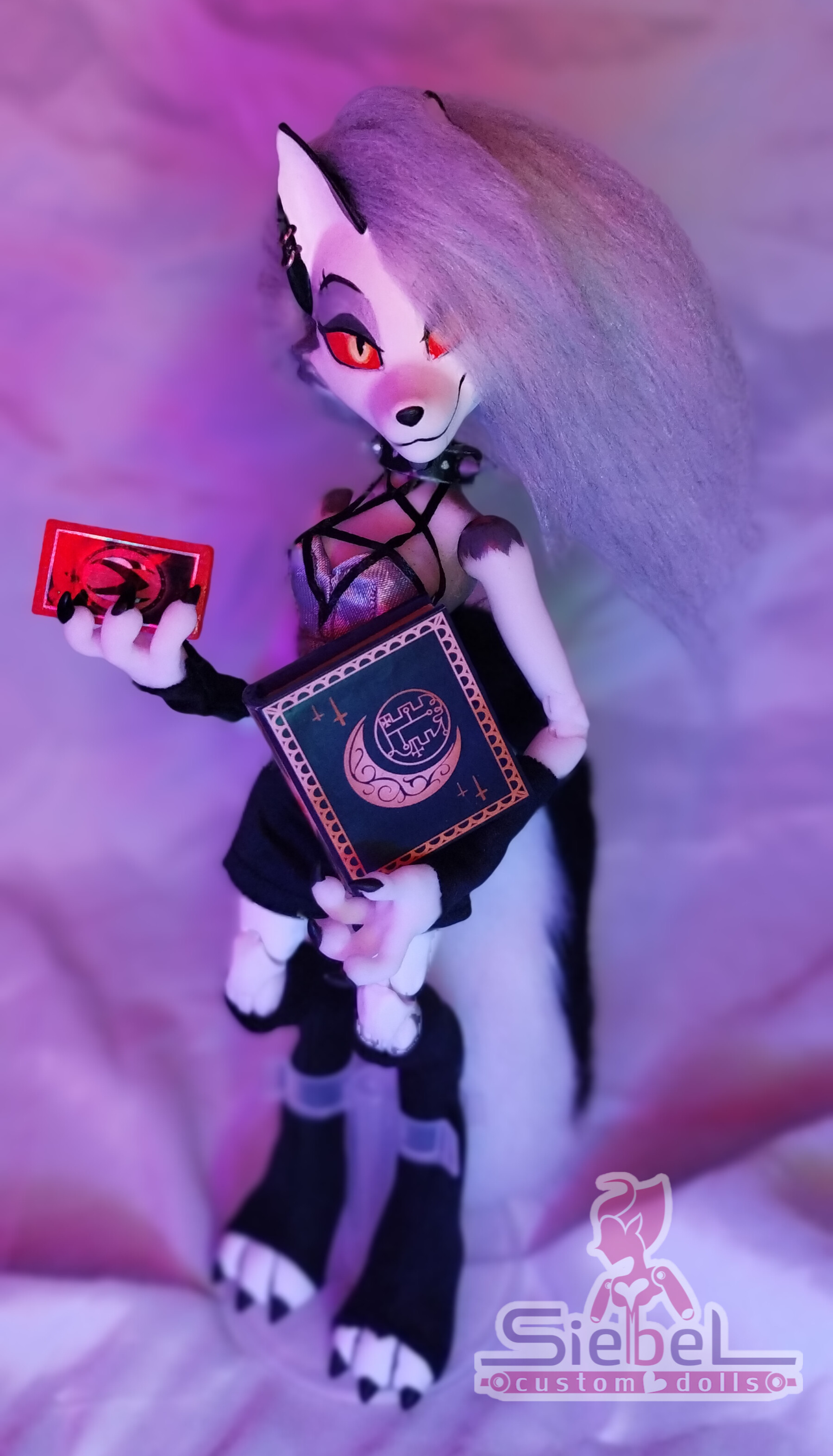 ArtStation - LOONA HELLHOUND Helluva Boss Custom Doll