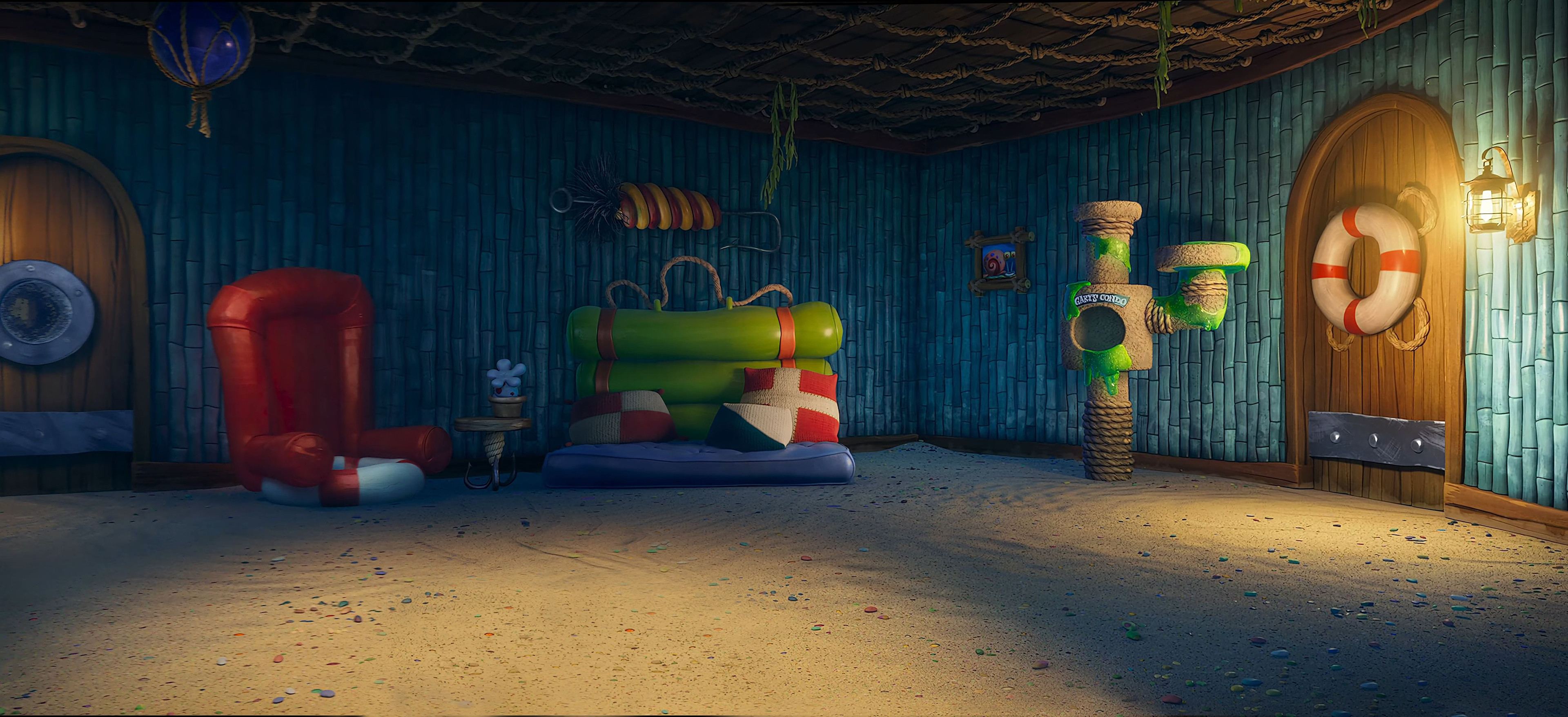 Spongebob's House interior set extension.