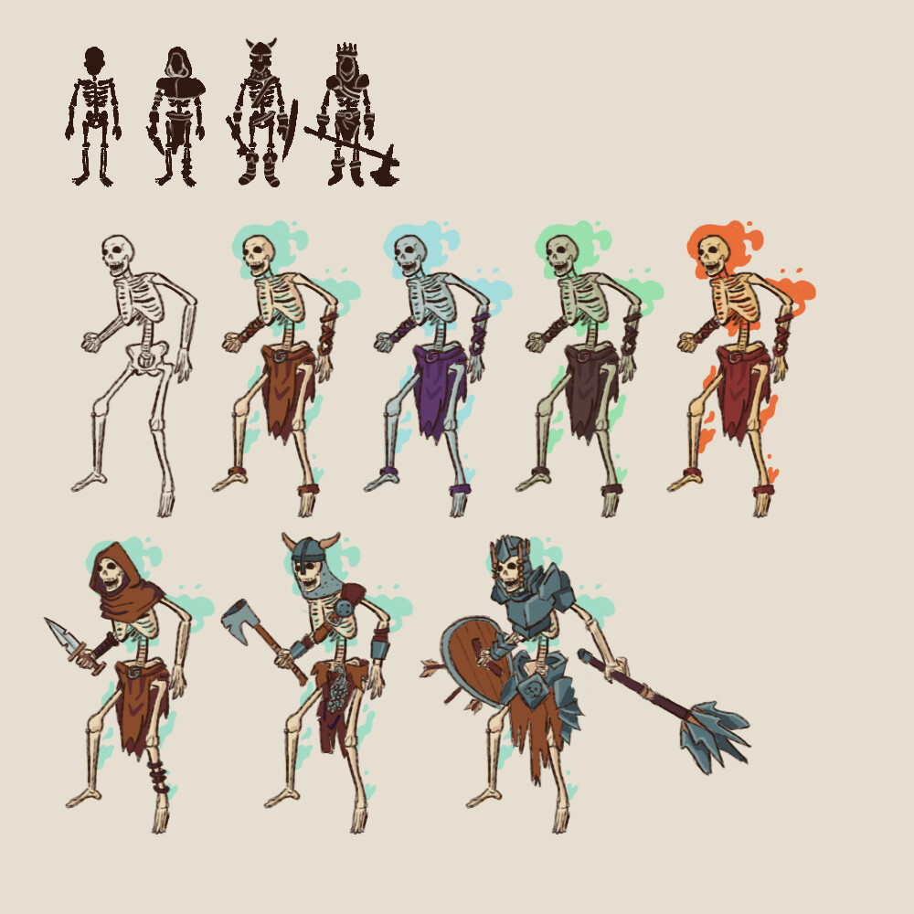 Skeleton Concept Art