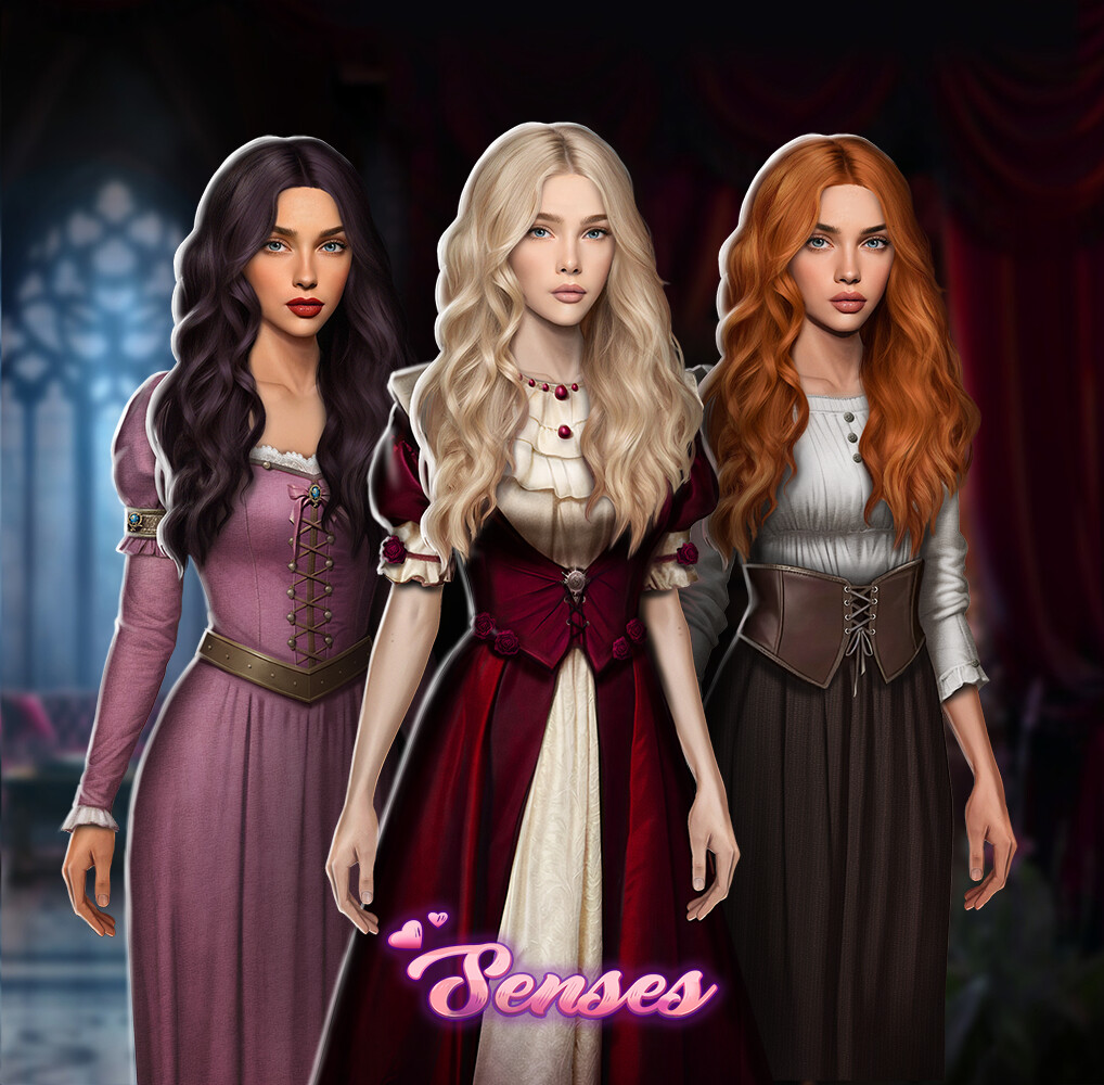 ArtStation - main character (Senses - Алая Линия)