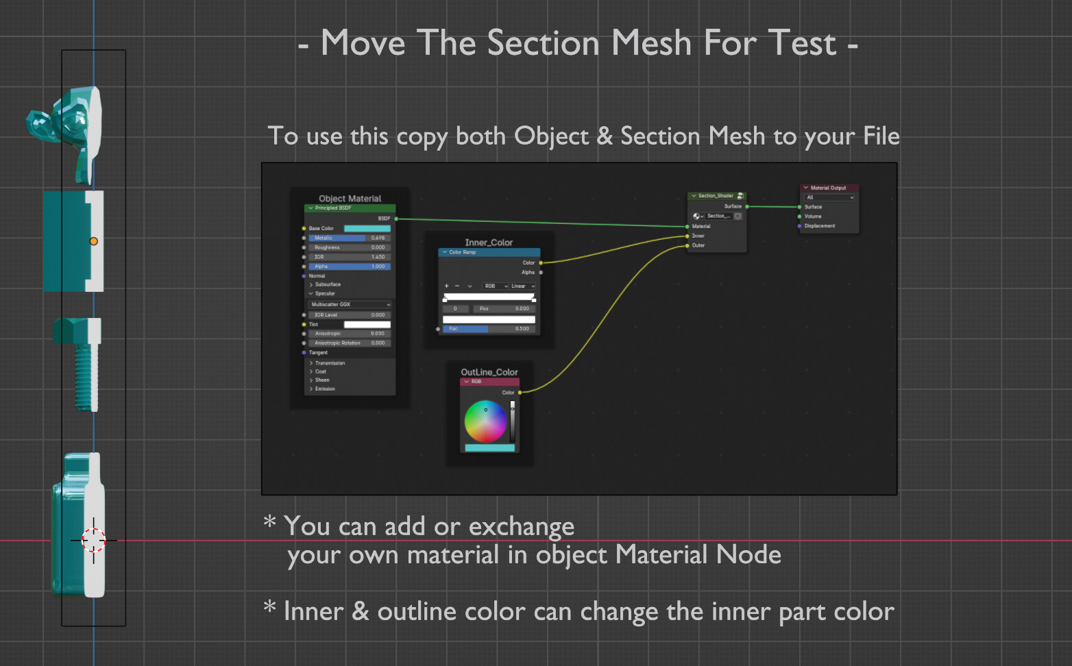 Boolean Shader(Section) For EEVEE