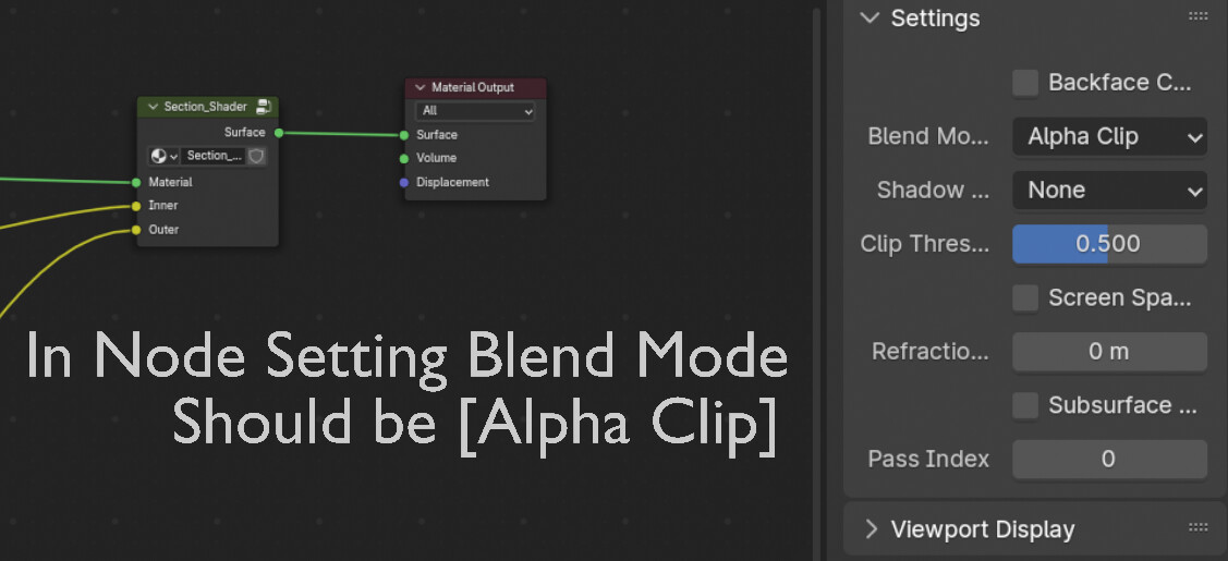 Boolean Shader(Section) For EEVEE
